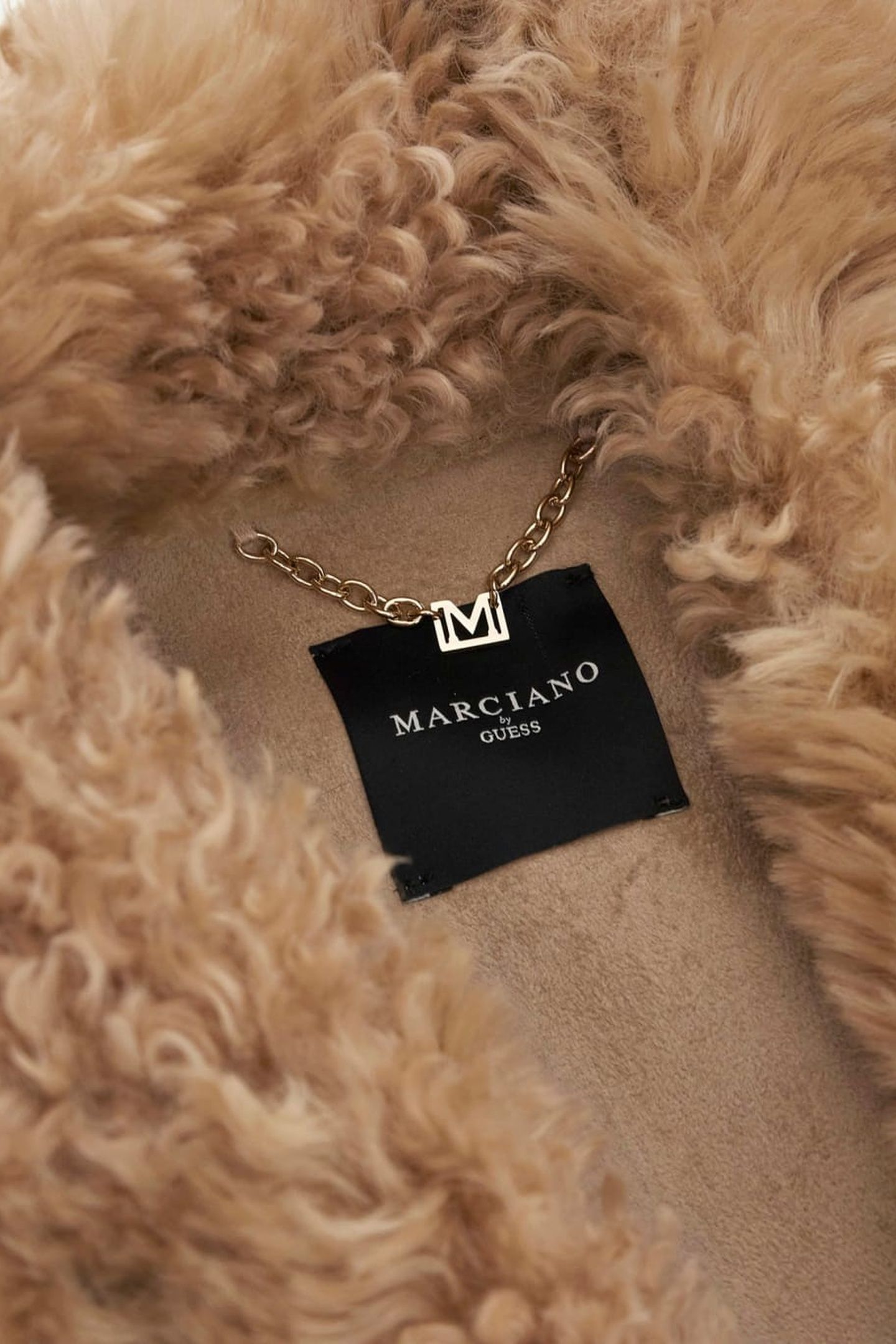 MARGOT LONG FAUX FUR DESERT MUD MULTI 10