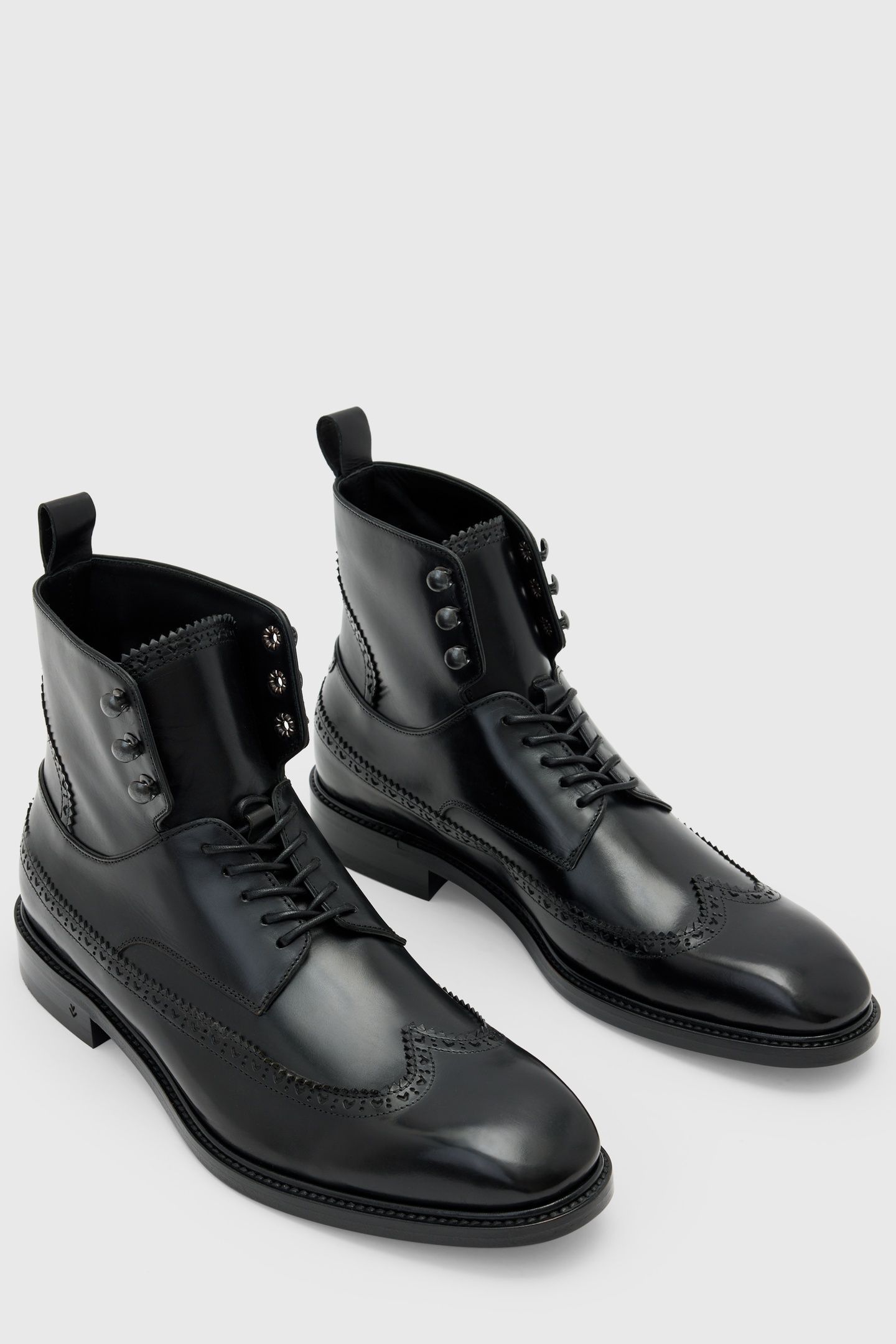 HARRISON WINGTIP BOOT MINERAL BLK 2