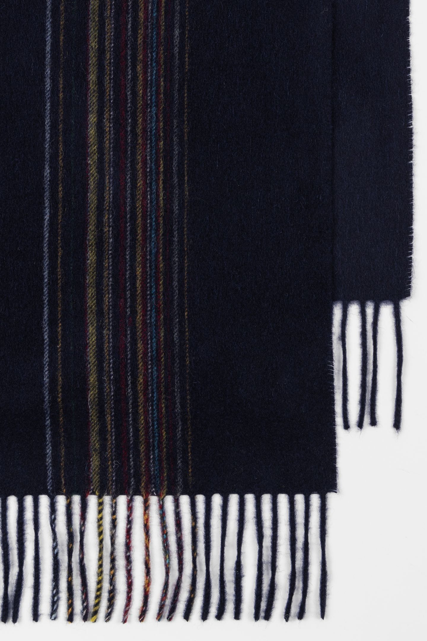 MEN SCARF OFFSET SIGNATR NAVY 2