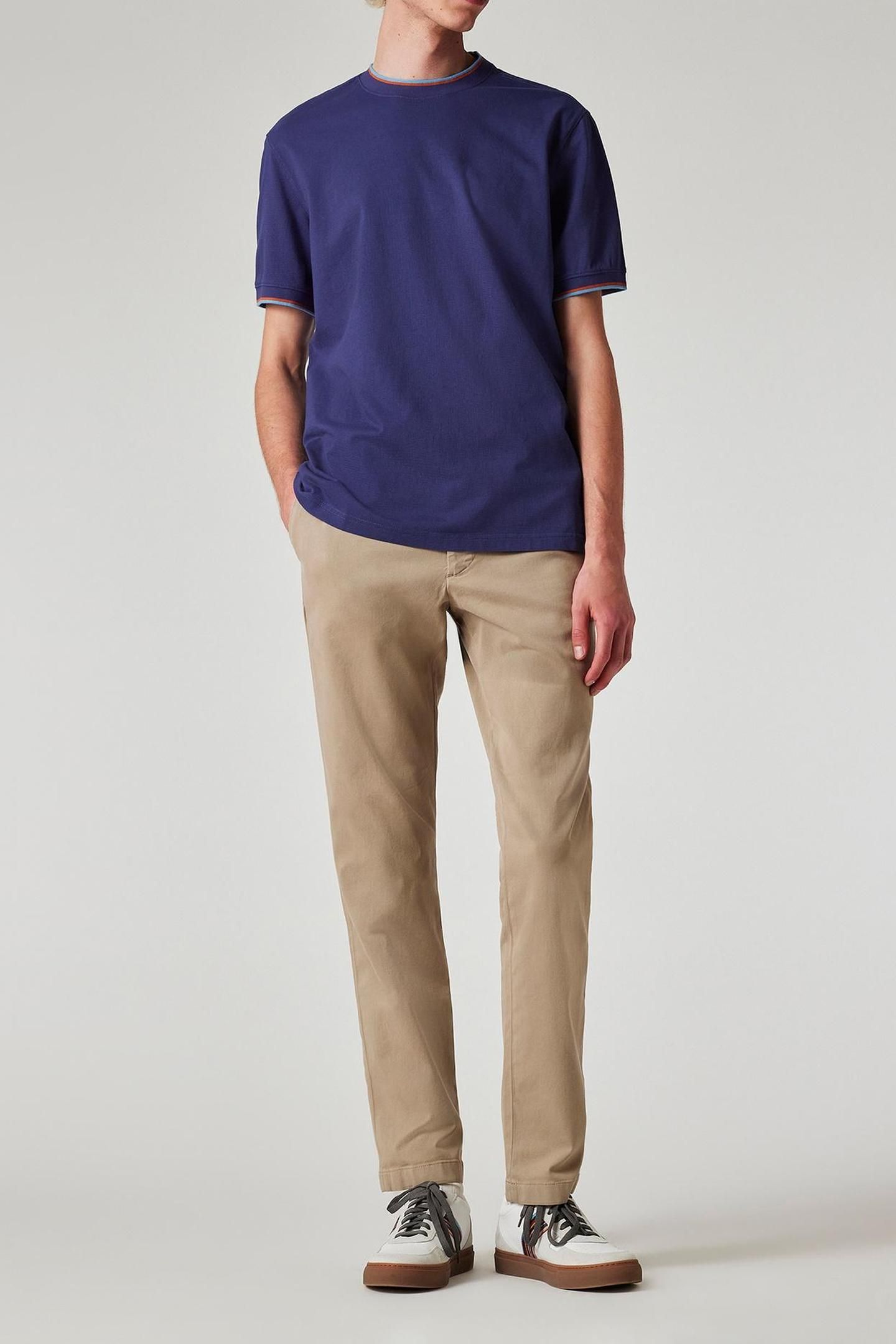 MENS REG FIT SS TSHIRT INDIGO 2