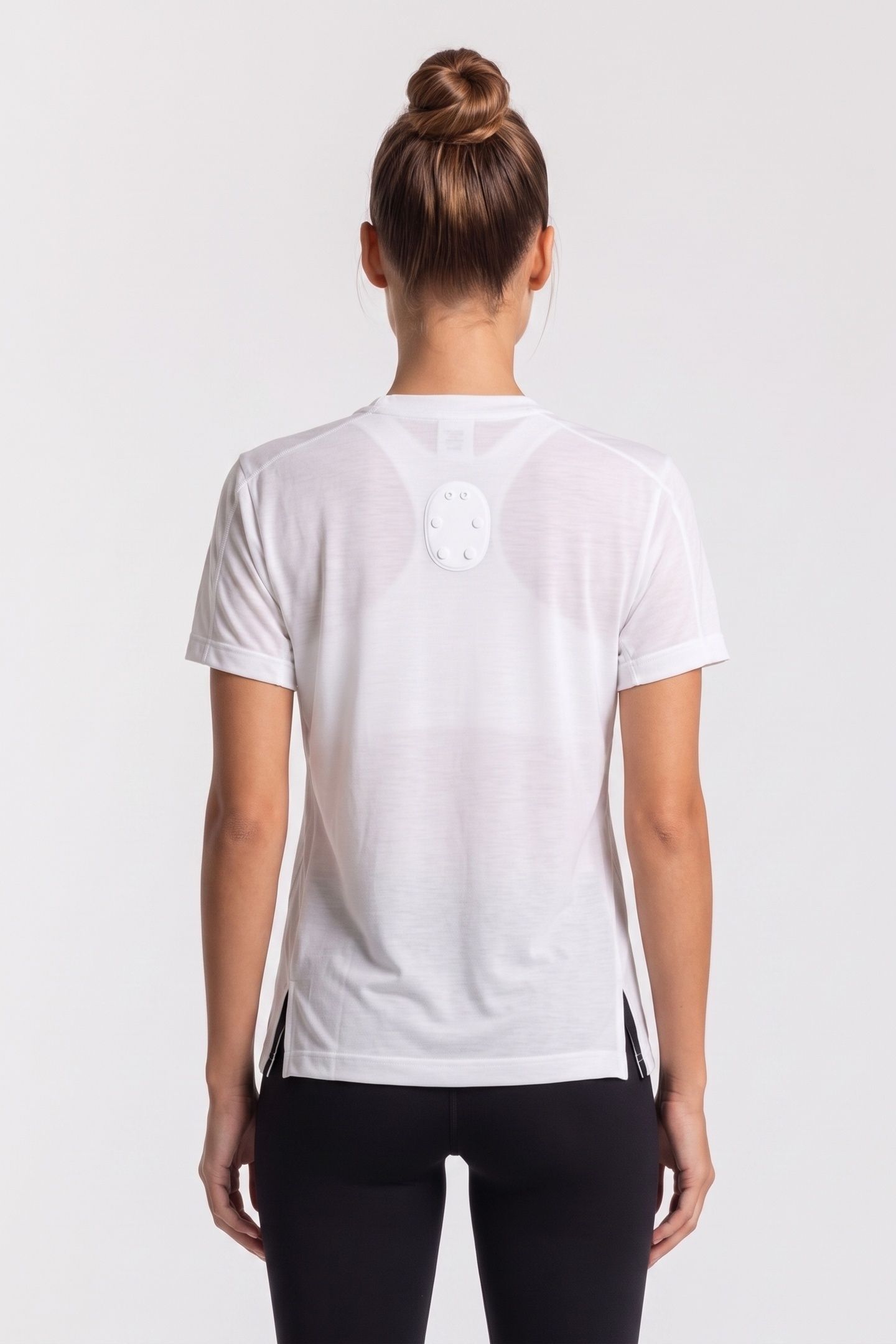 UNISEX PERFORMANCE YOGA PREMIUM TRAINING T-SHIRT WHITE 3