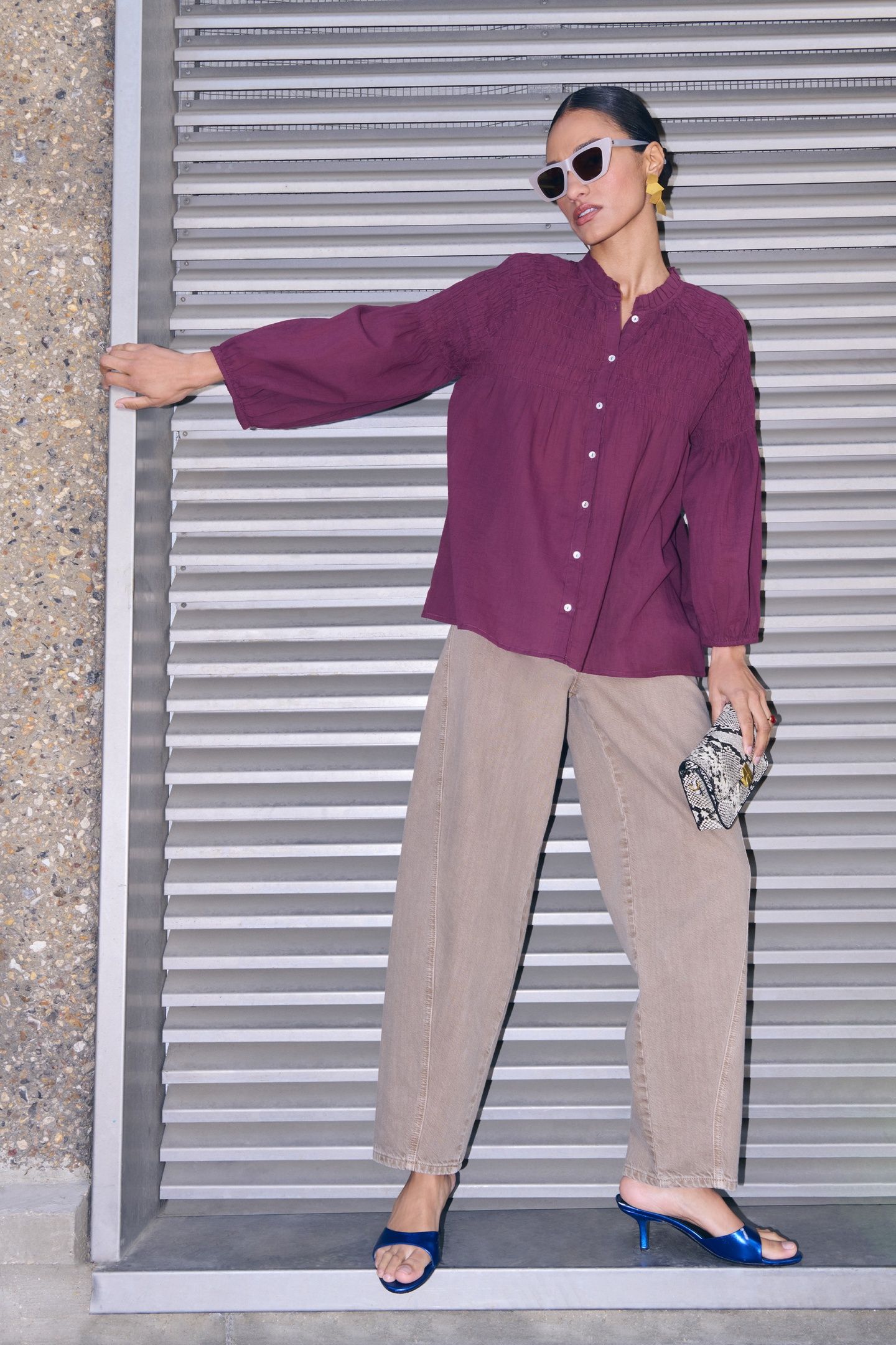 LILLY BLOUSE PECAN 5