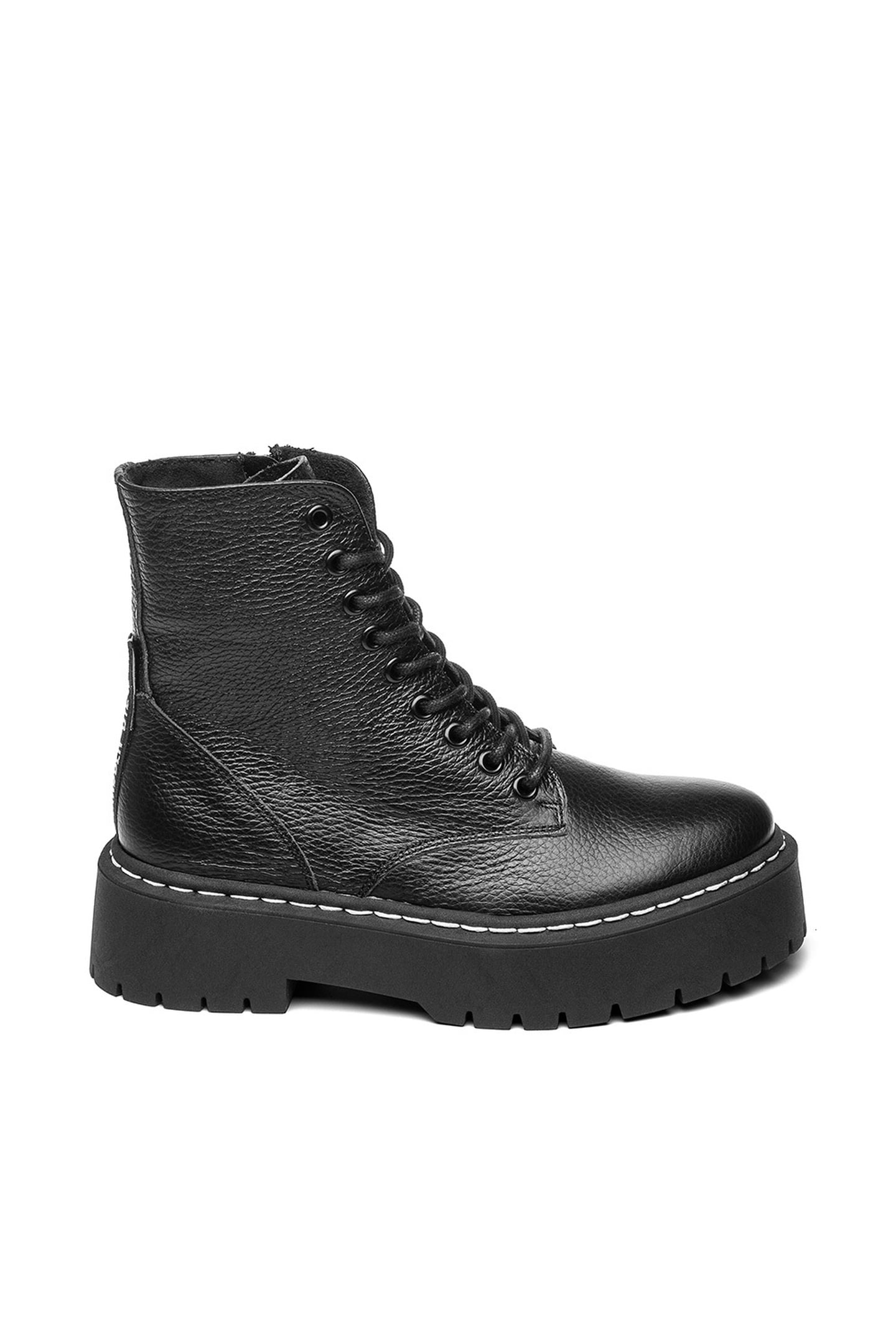 SKYLAR BOOTS BLACK LEATHER 1