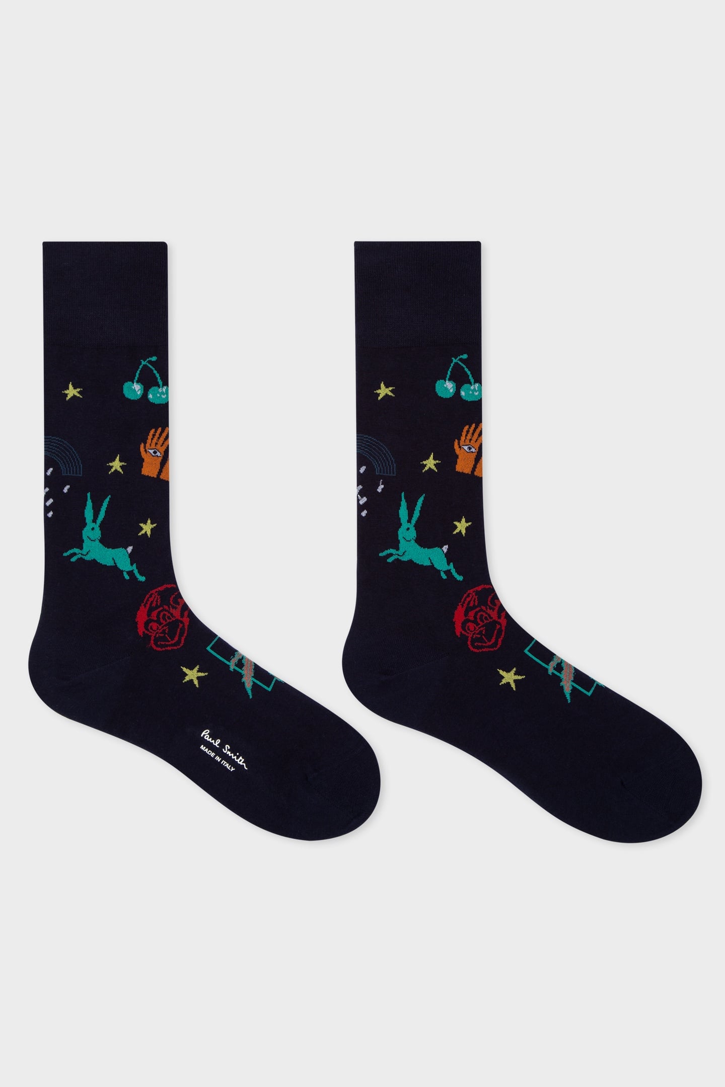 MEN SOCK DREAMSCAPE NAVY 1