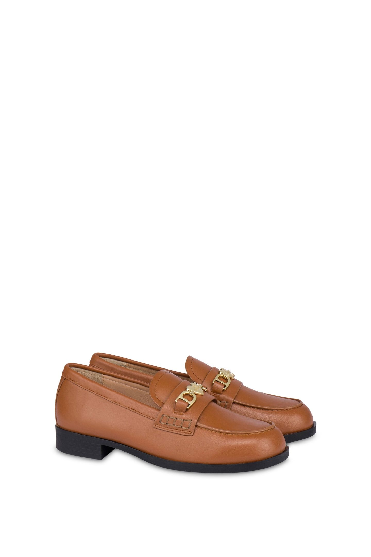 CALFSKIN VARSITY MOCCASINS RED 2