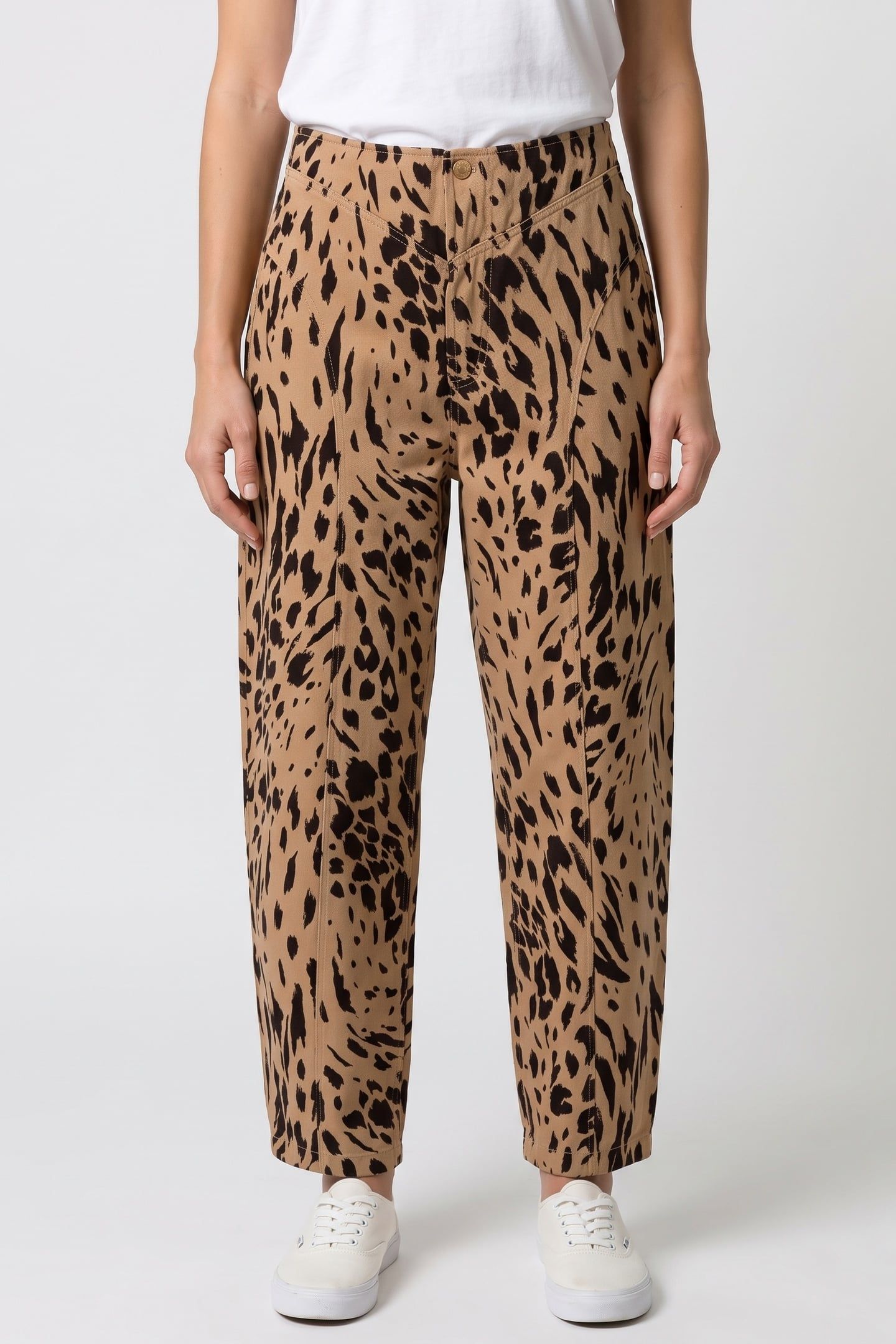 X WILD LEO TROUSER BEIGE 1