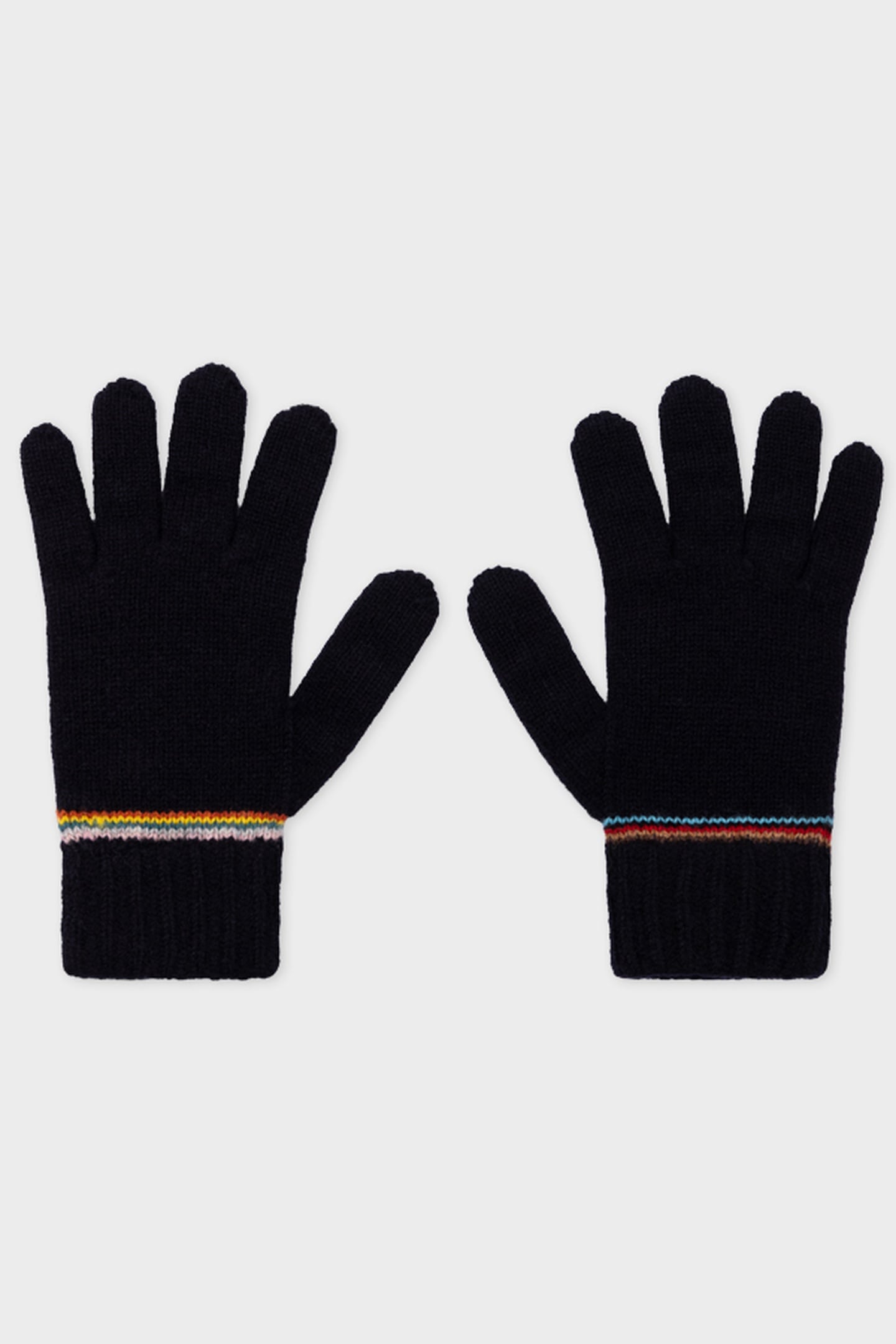 MEN GLOVE SIG BLOCK STRPE NAVY 4