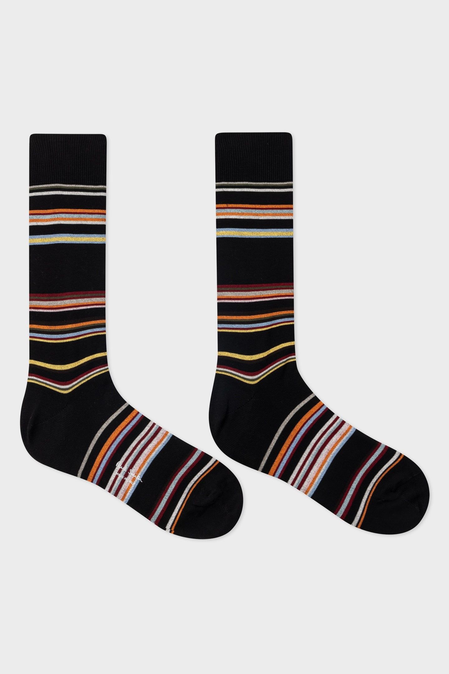 MEN SOCK FLAVIO SIGNATURE BLACK 1