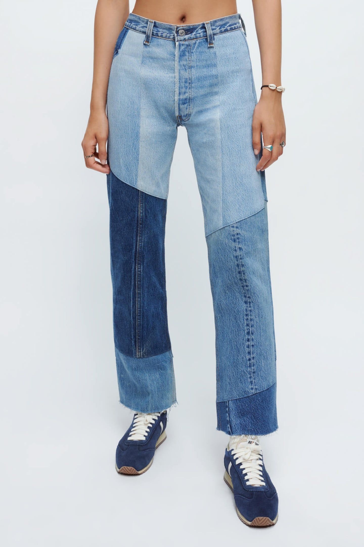 70S LOOSE FLARE PATCHED INDIGO 1