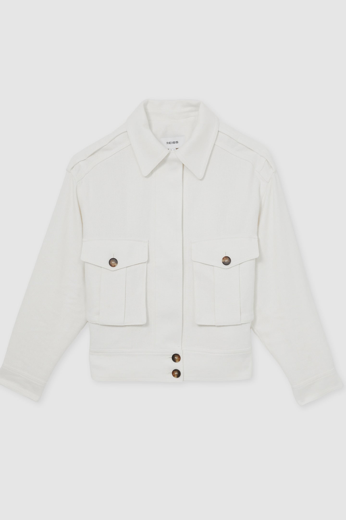 LINEN JACKET WHITE 3