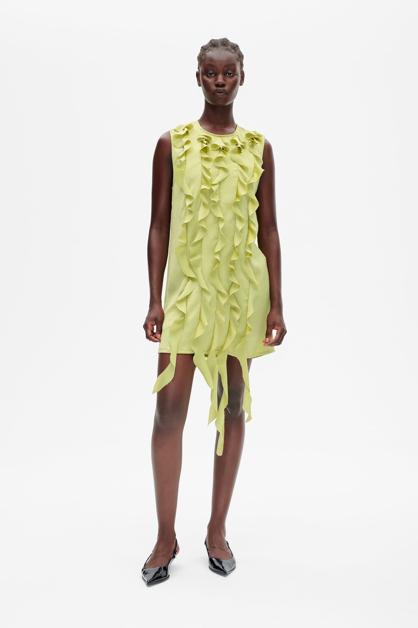 ASDA DRESS DARK CITRON 1