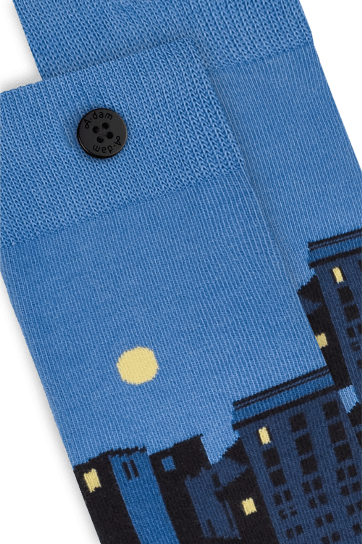 A-DAM 3-PACK CASUAL SOCKS BLUE DARK CITY BLUE NIGHT 4