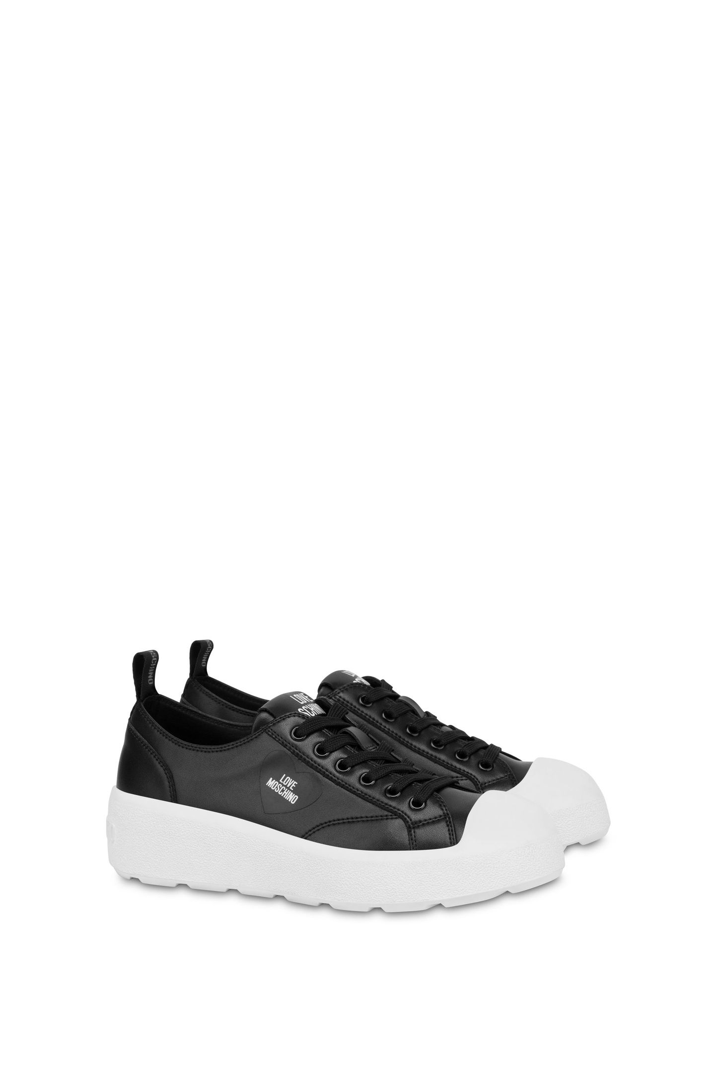 CALFSKIN SNEAKERS BLACK 2