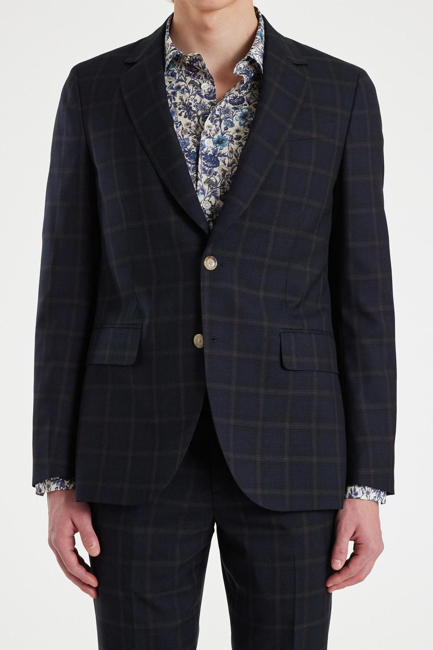 MENS 2 BUTTON SUIT NAVY 1