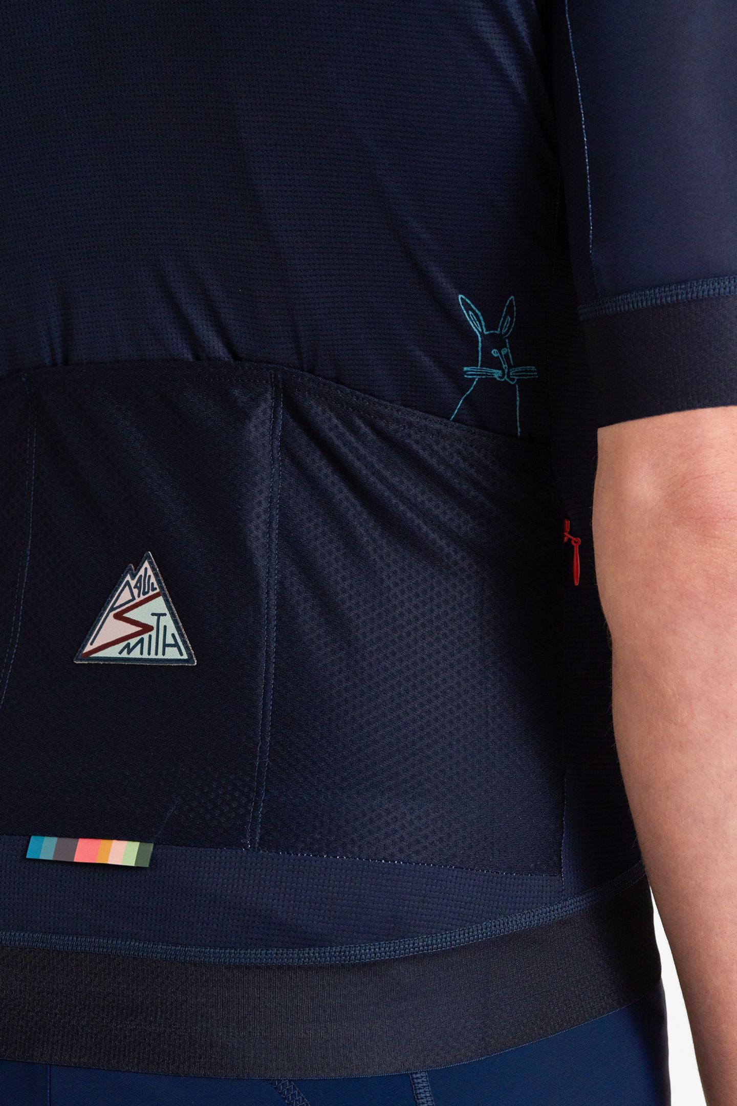 MENS CYCLE JERSEY S/S ARTIST STRIPE VERY DARK NAVY 9