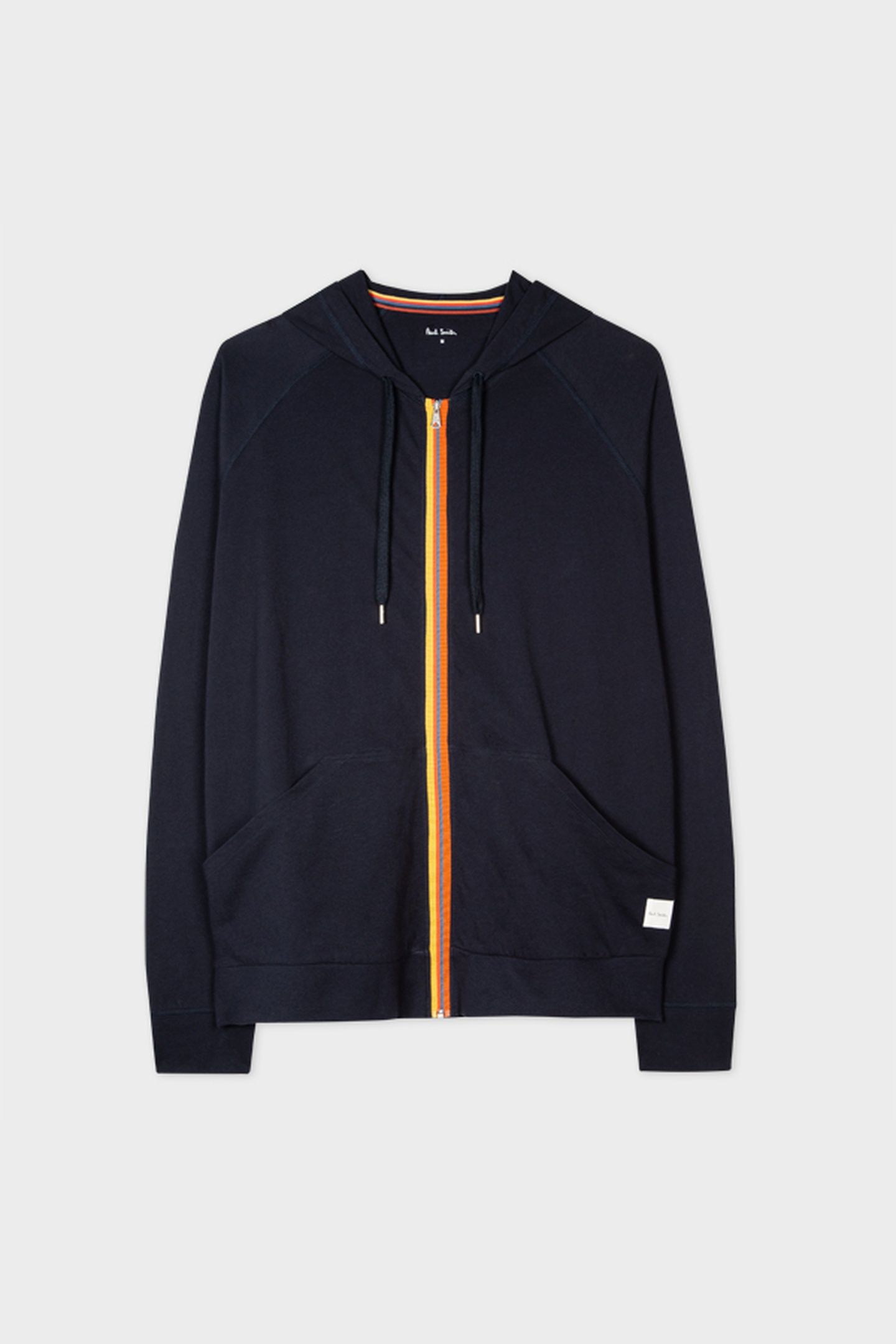 MEN ZIP HOODIE TAPE INKY BLUE 5