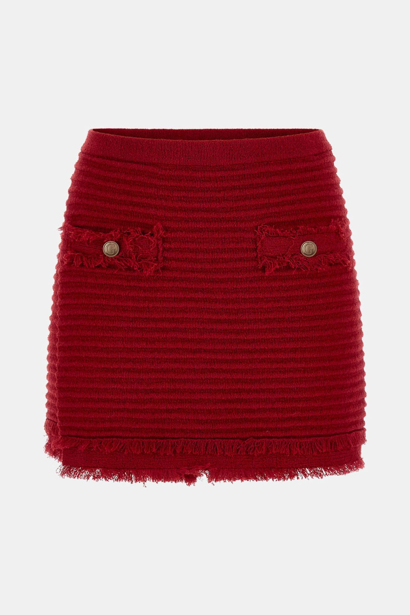 MALINA OTTOMAN BOUCL SIREN RED 9