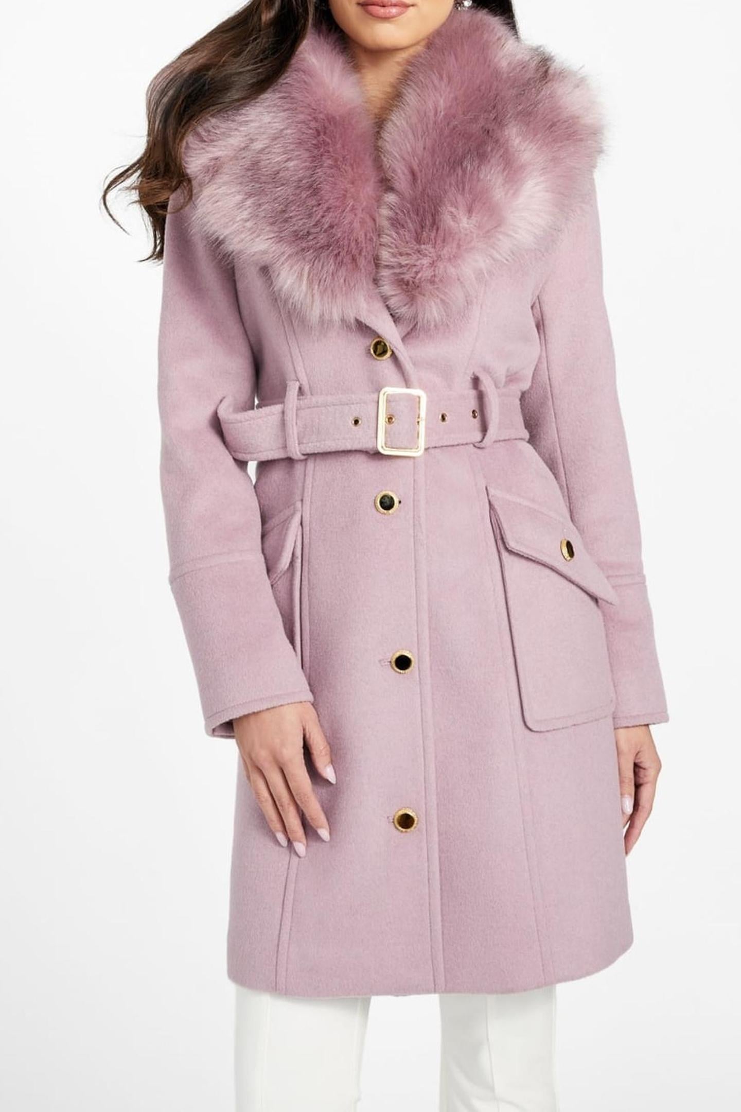 NEW ALICE COAT MAUVE BERRY 2