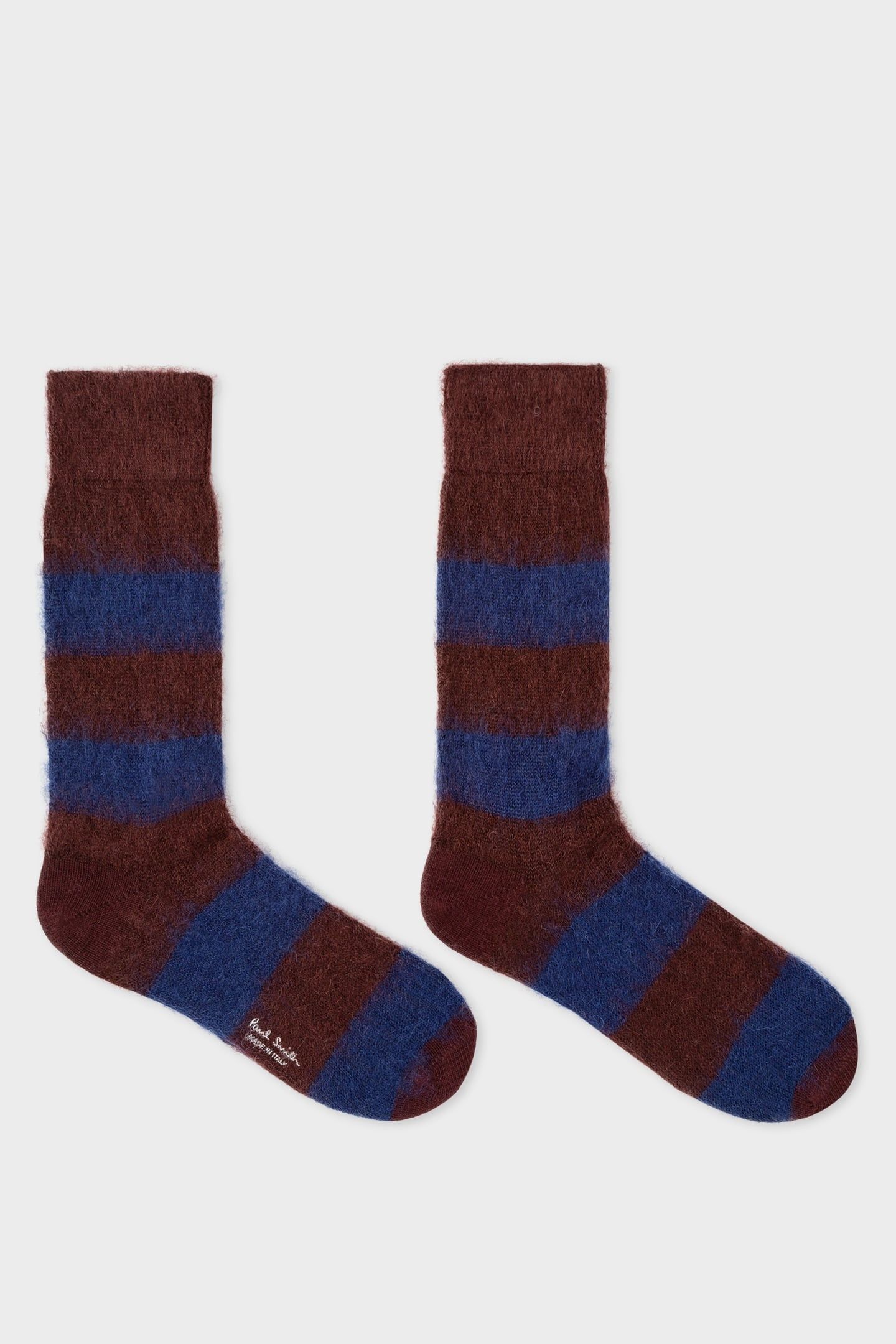 MEN SOCK TOX MOHAIR BURGUNDY/ BORDE 4
