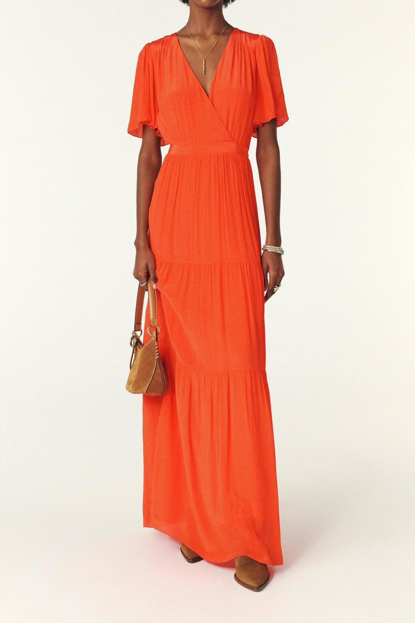 LONG DRESS ORANGE 1
