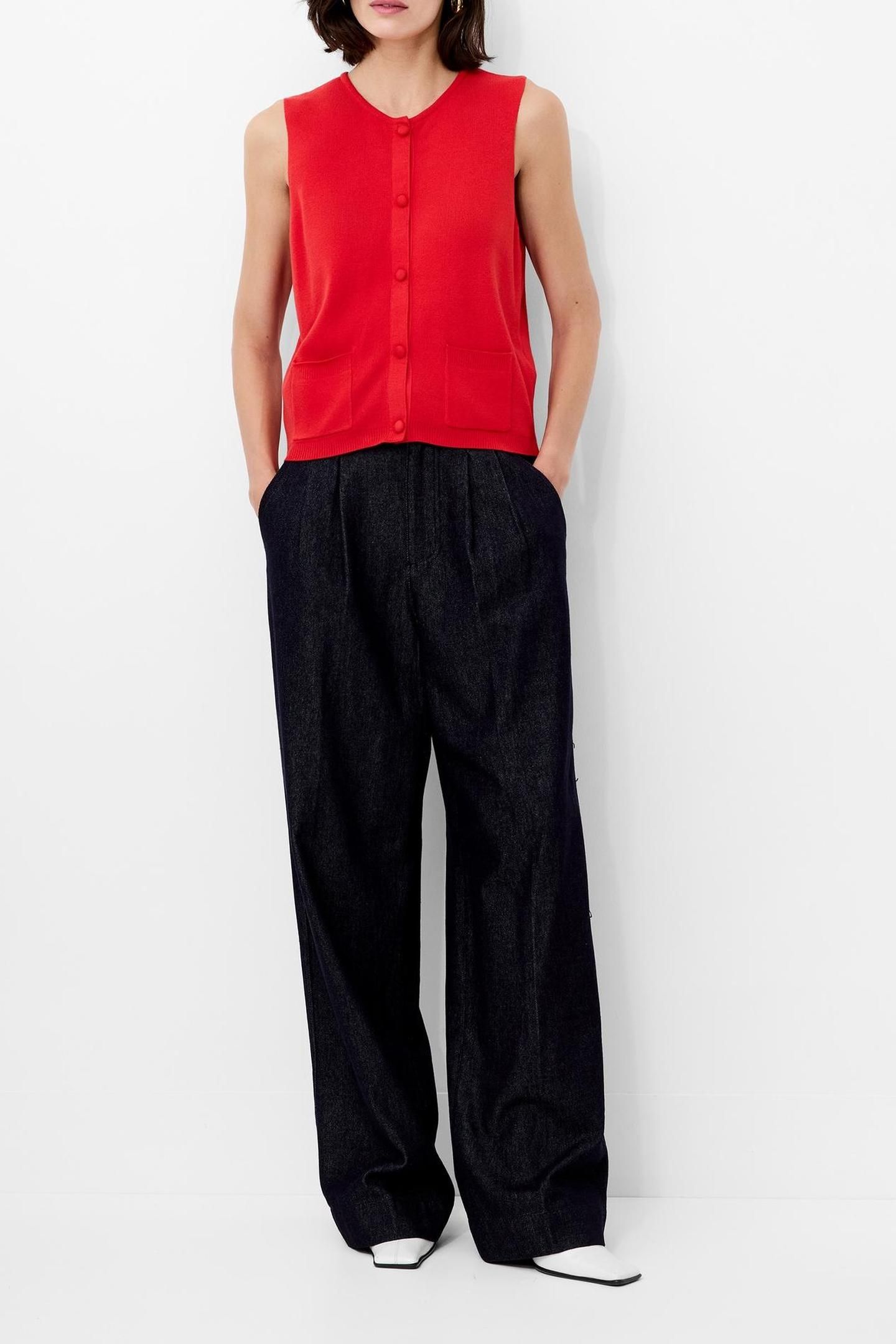 COSYSOFT KNIT VEST MARS RED 1