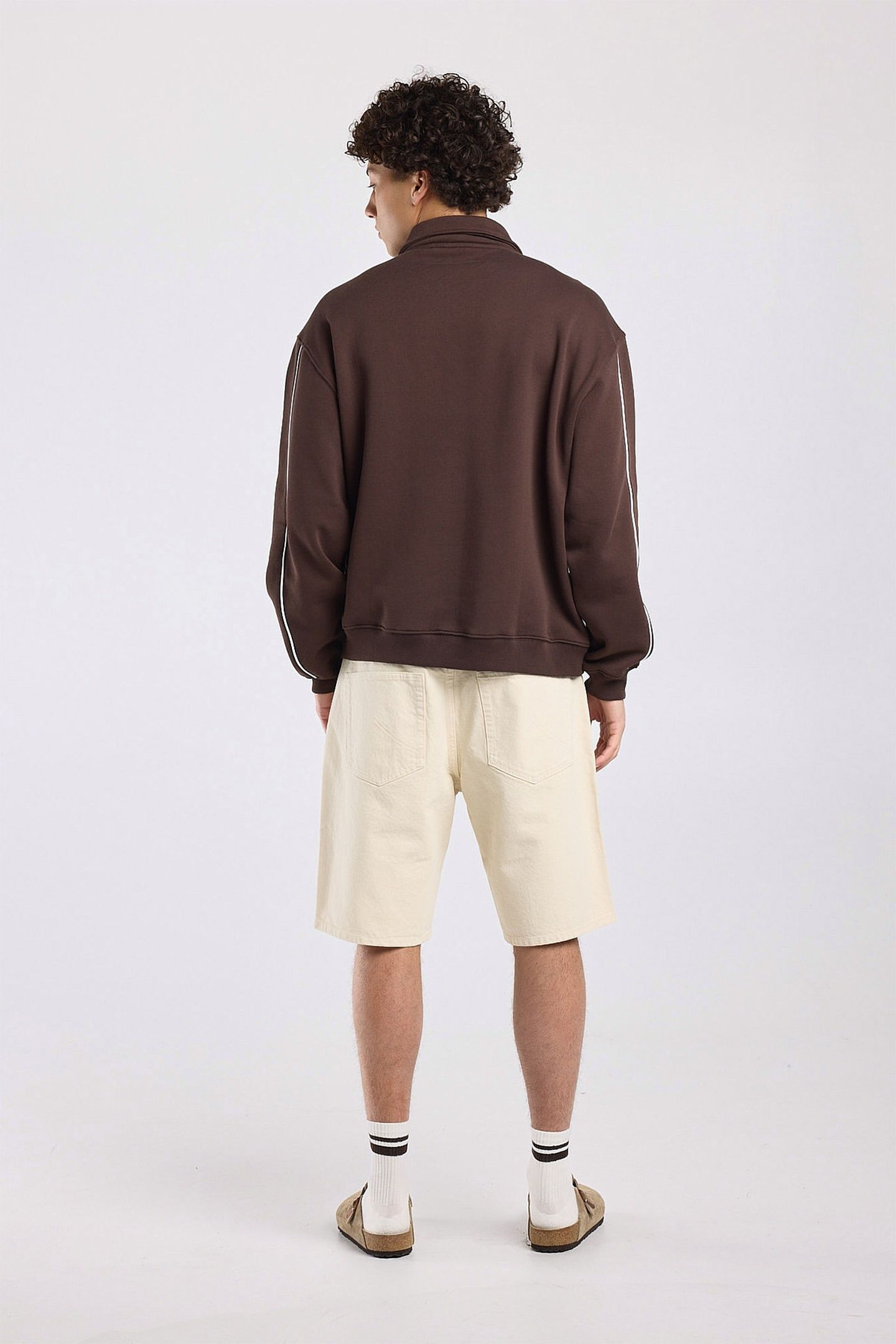 SOOD HALF ZIP MUD 2