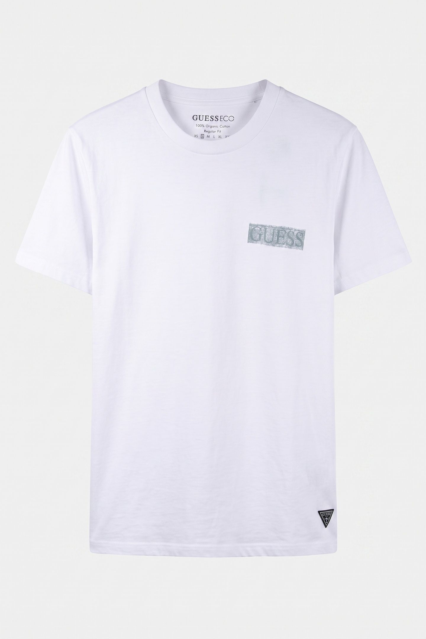 SS BSC PAINTERS TEE PURE WHITE/FULL GREY 3