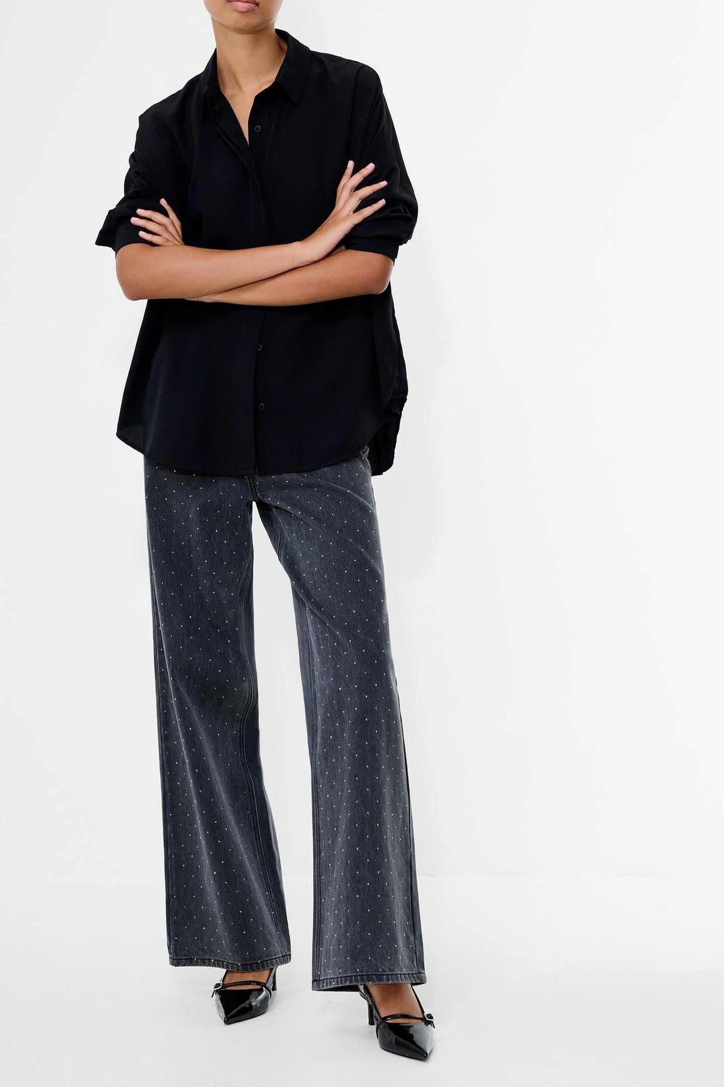 RALPHIE DENIM EMBELLISHED JEAN CHARCOAL GREY CHARCOAL GREY 2