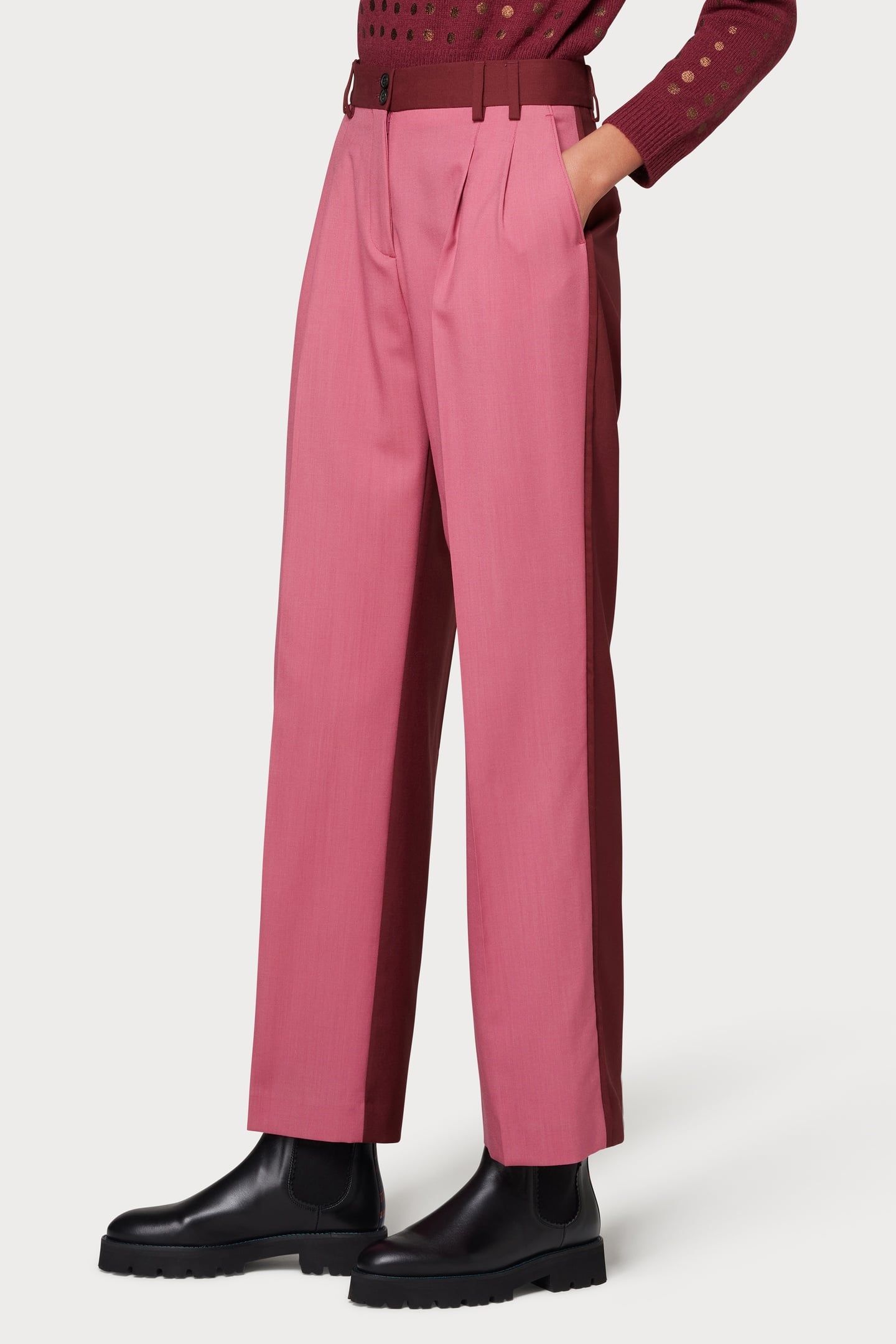 WOMENS TROUSERS LIGHT PURPLE 1