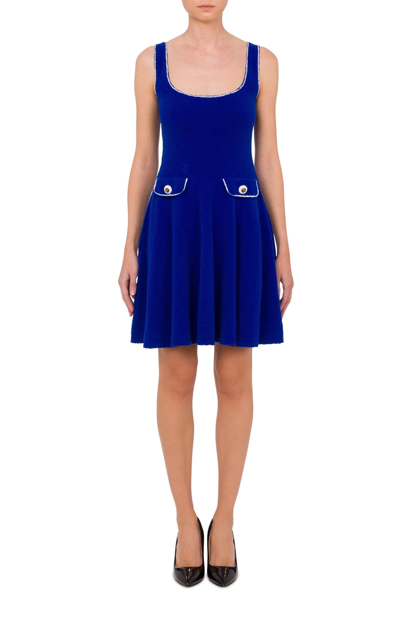 KNIT DRESS BLUE 1