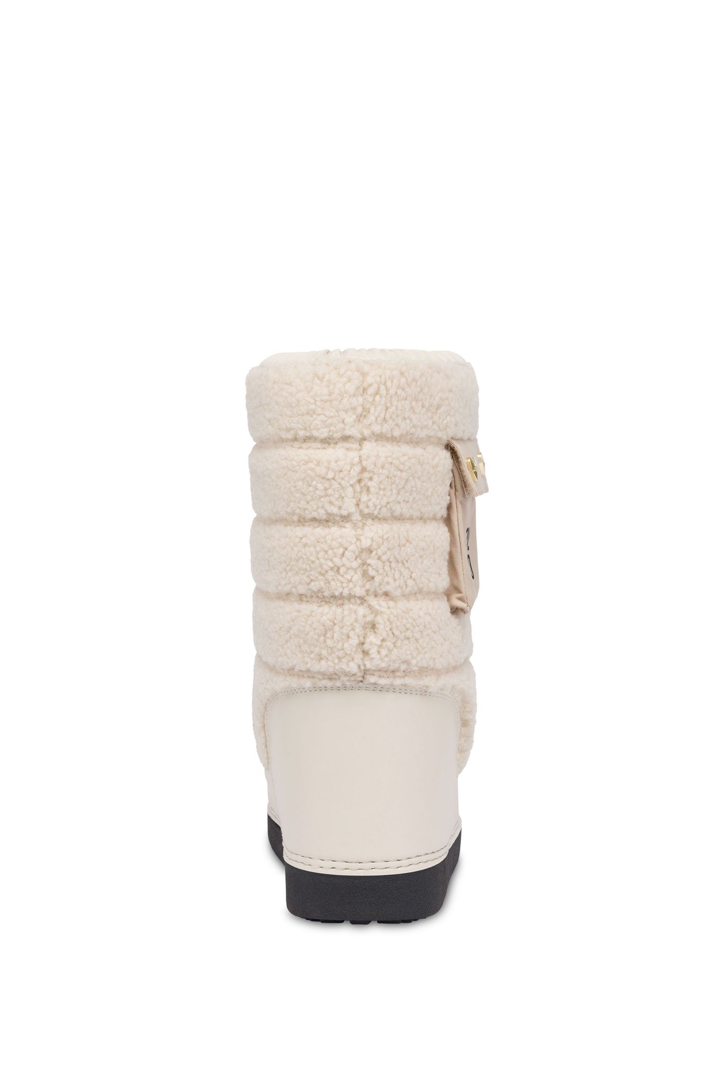 SNOW BOOTS IN SOFT QUILTED FABRIC WHITE 4