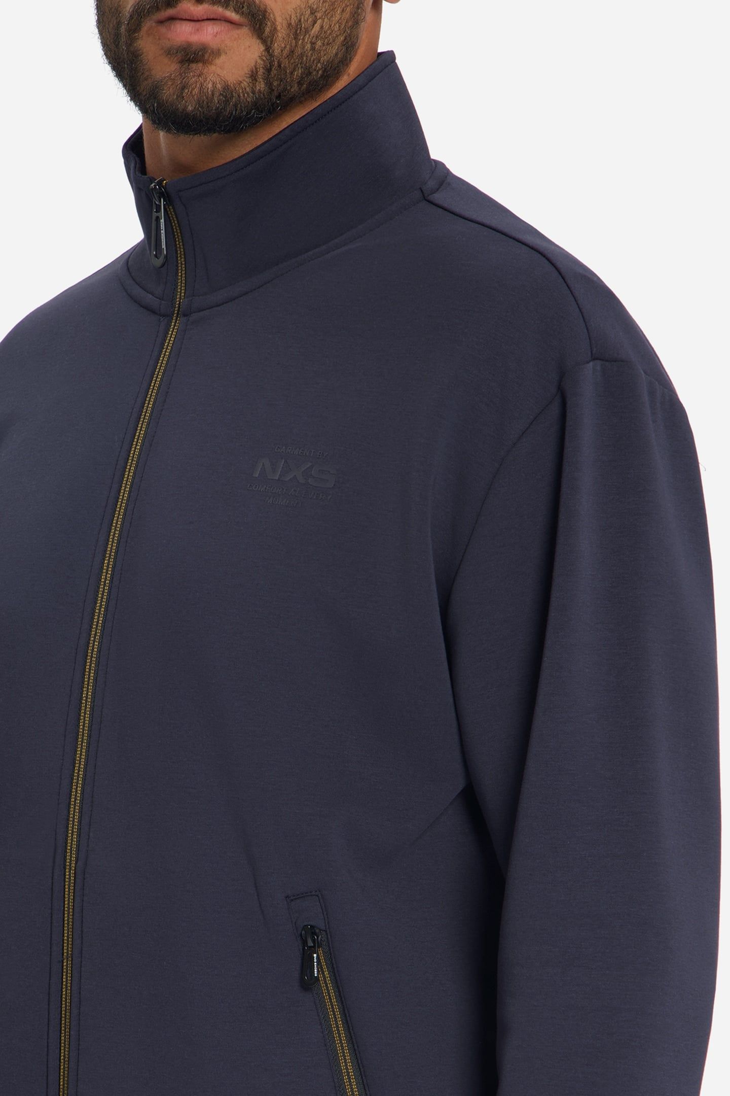 SWEATER FULL ZIP DARK NIGHT 7