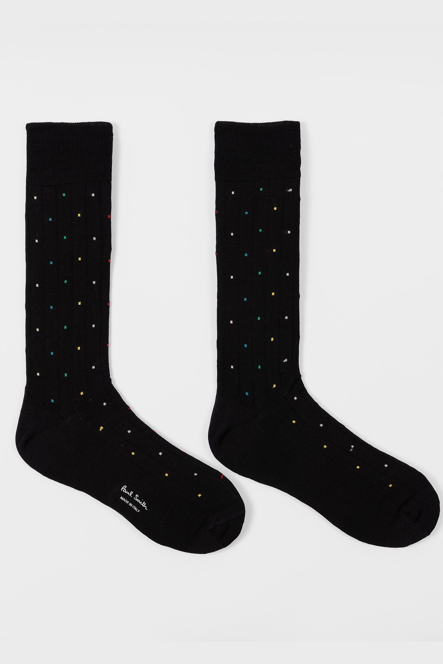 MEN SOCK SIGNATURE DOT BLACK 4