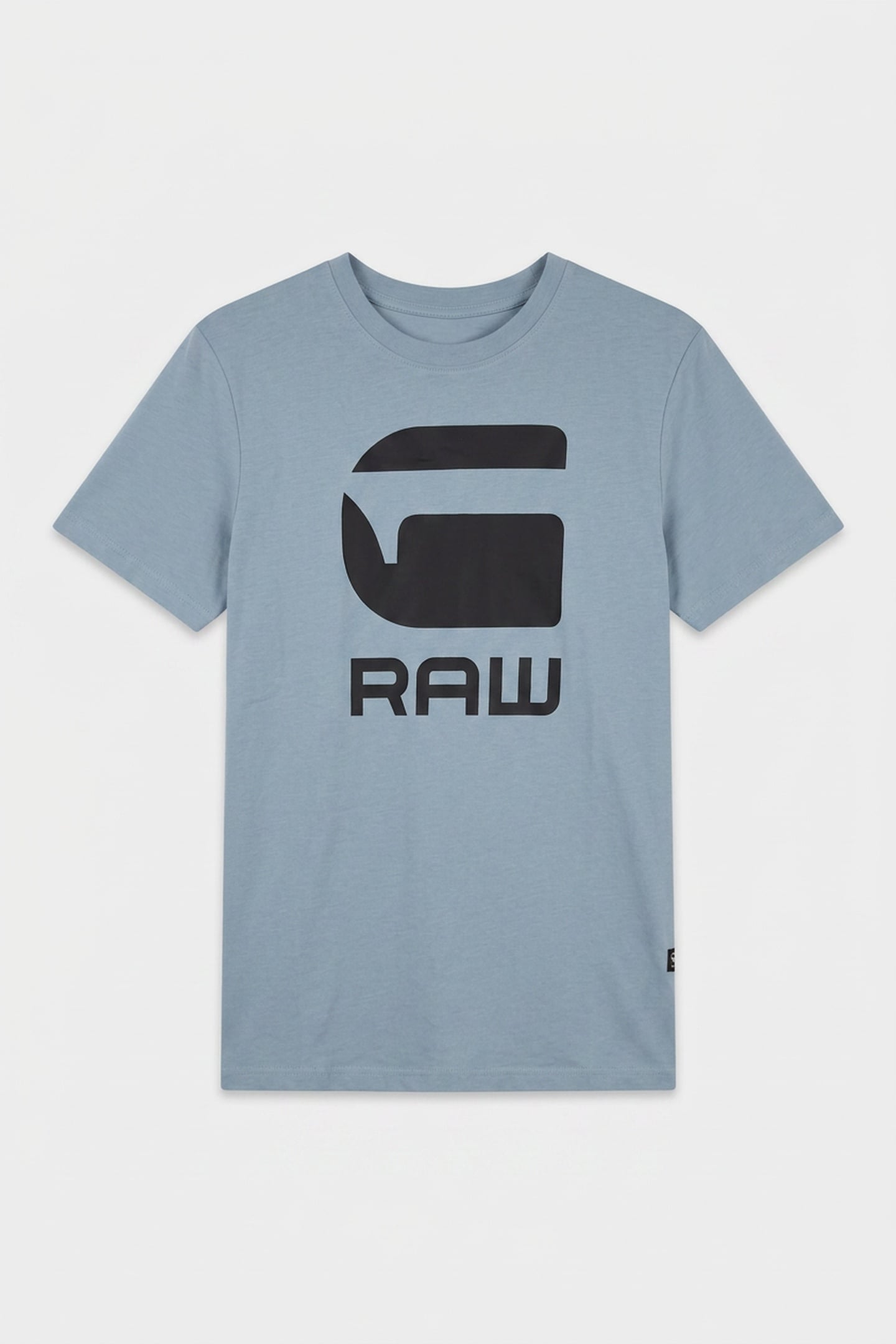 LOGO SLIM T-SHIRT ASH BLUE 3