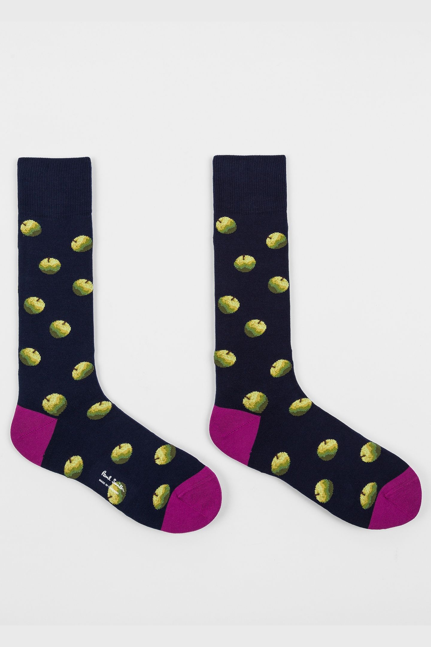 MEN SOCK APPLE ARCHIVE NAVY 6