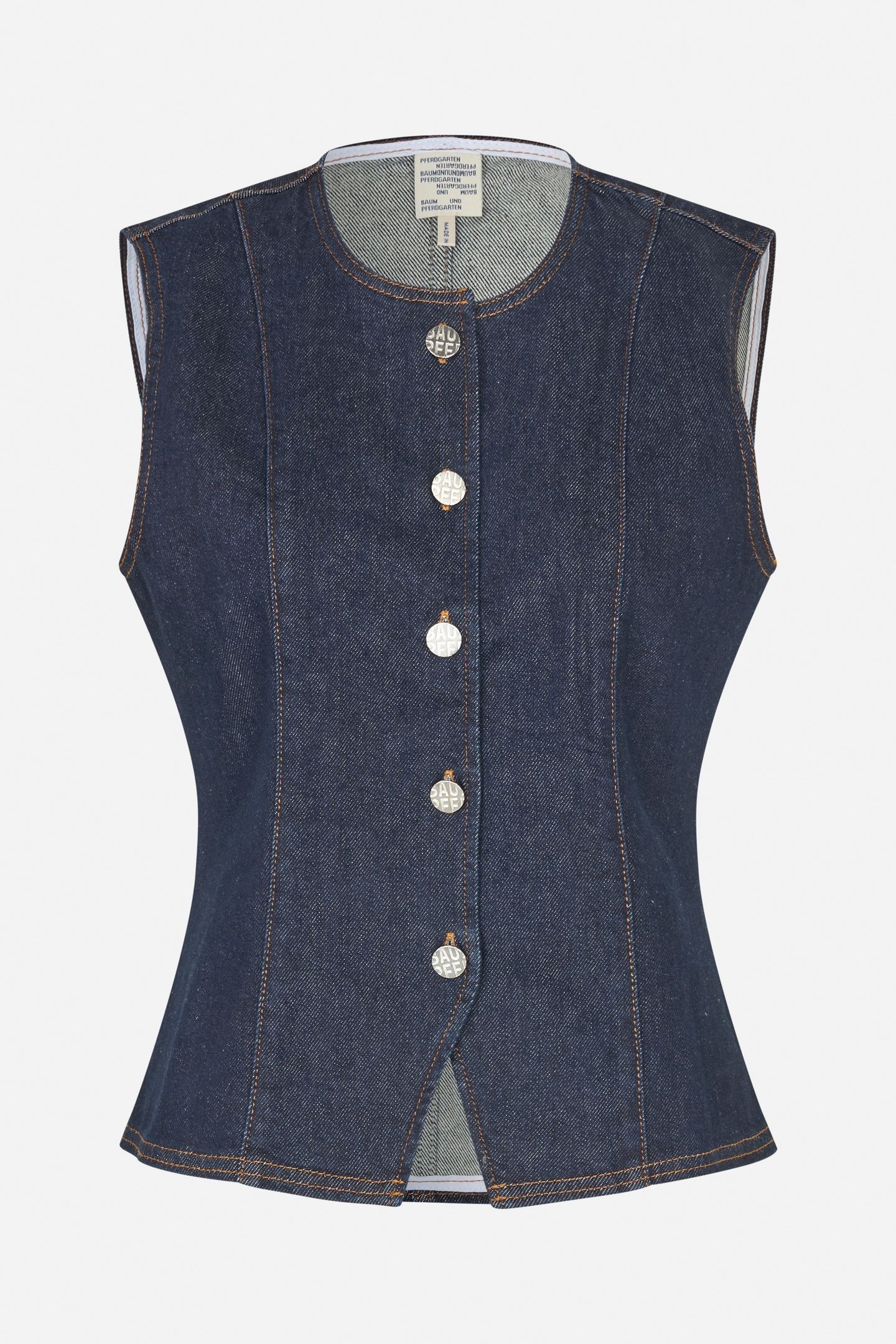 MENE BLOUSE DARK DENIM WASH 4