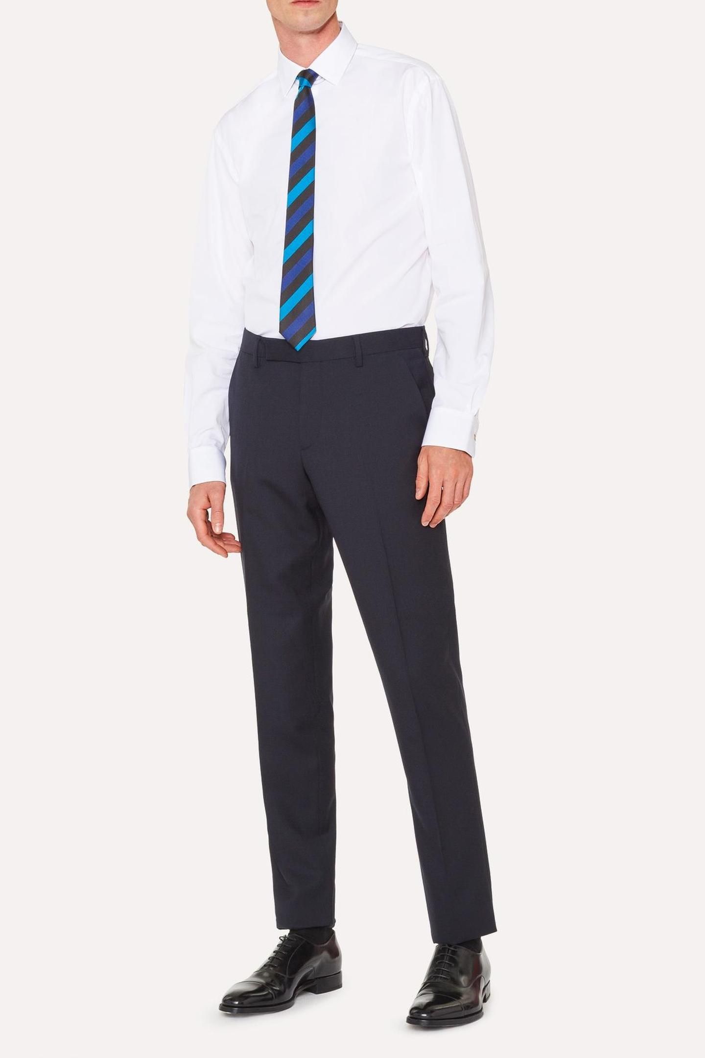 GENTS SLIM FIT TROUSER VERY DARK NAVY 3
