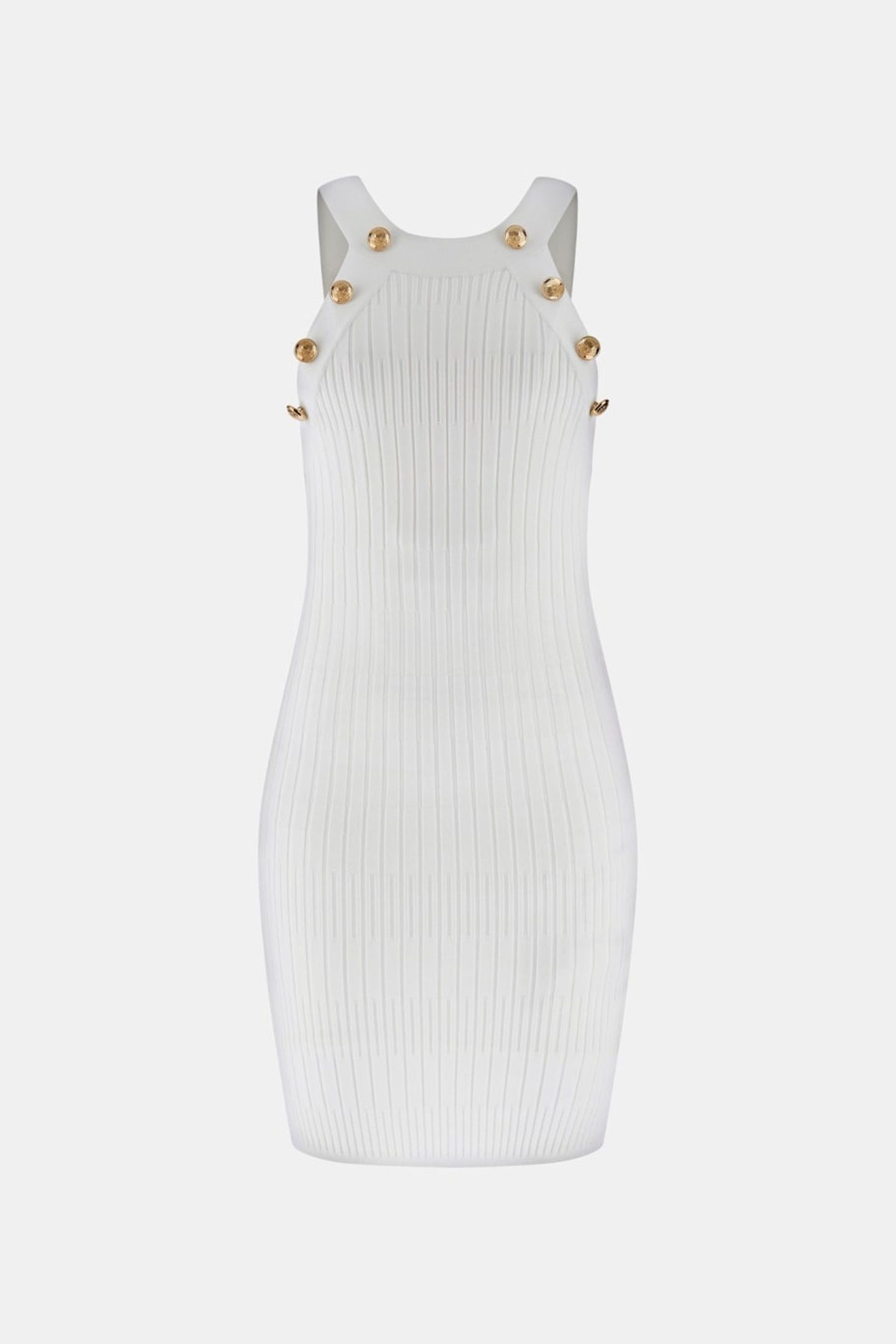 JANET RIBBED HN DRES WHITE PEAKS 8