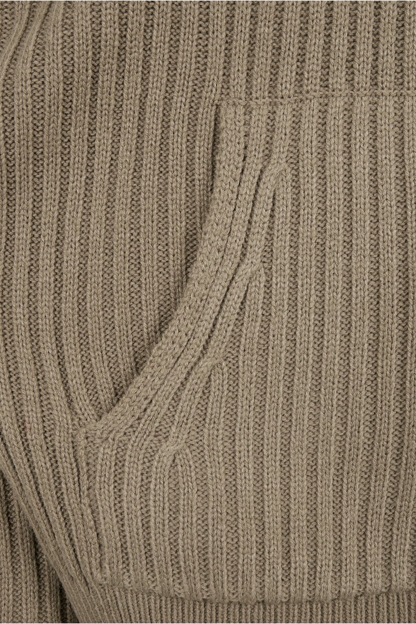 KNITTED HOODY DARKKHAKI 10