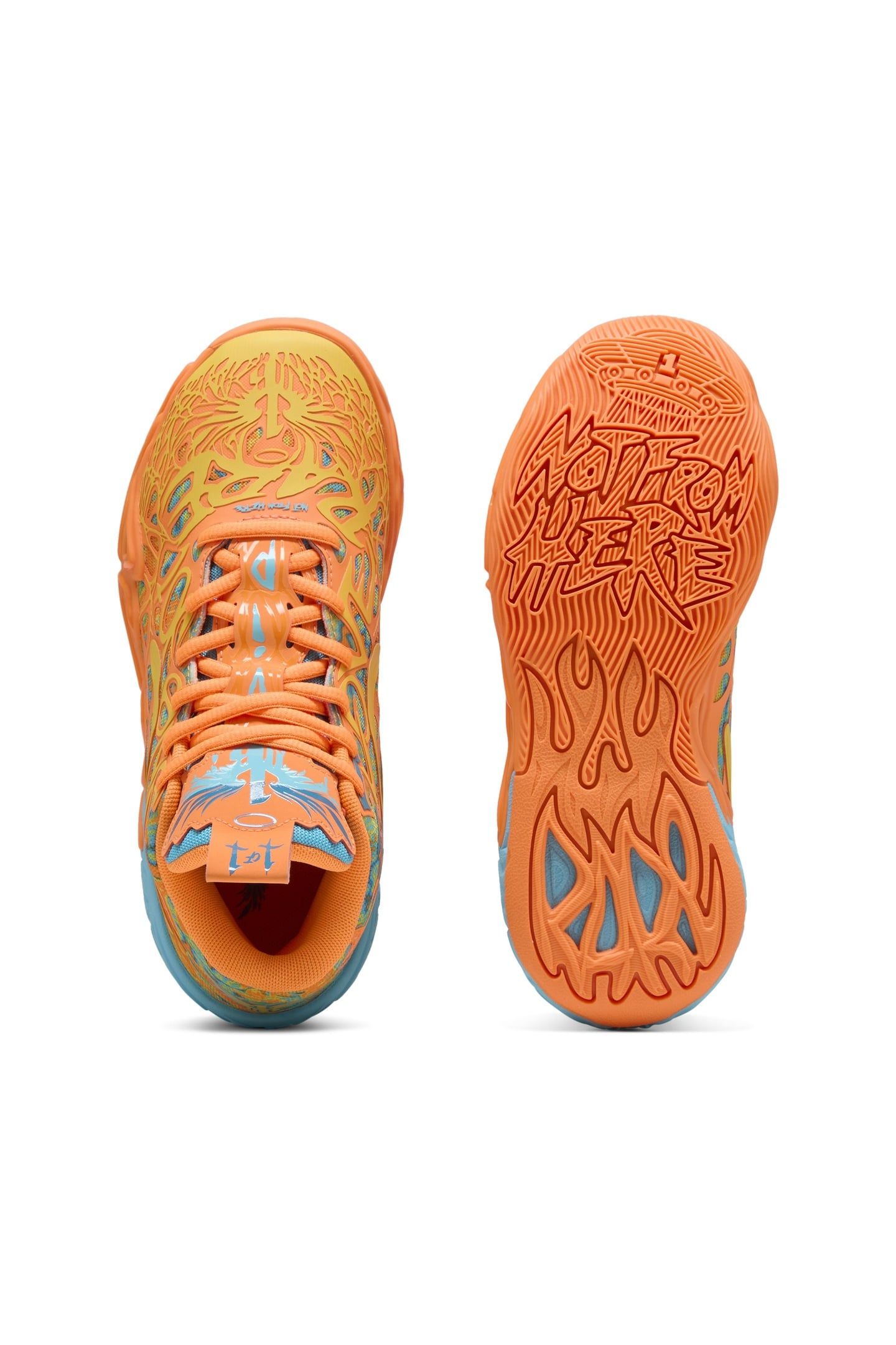 UNISEX MB.04 GRAFFITI JUNIOR BRIGHT AQUA-HEAT FIRE 6