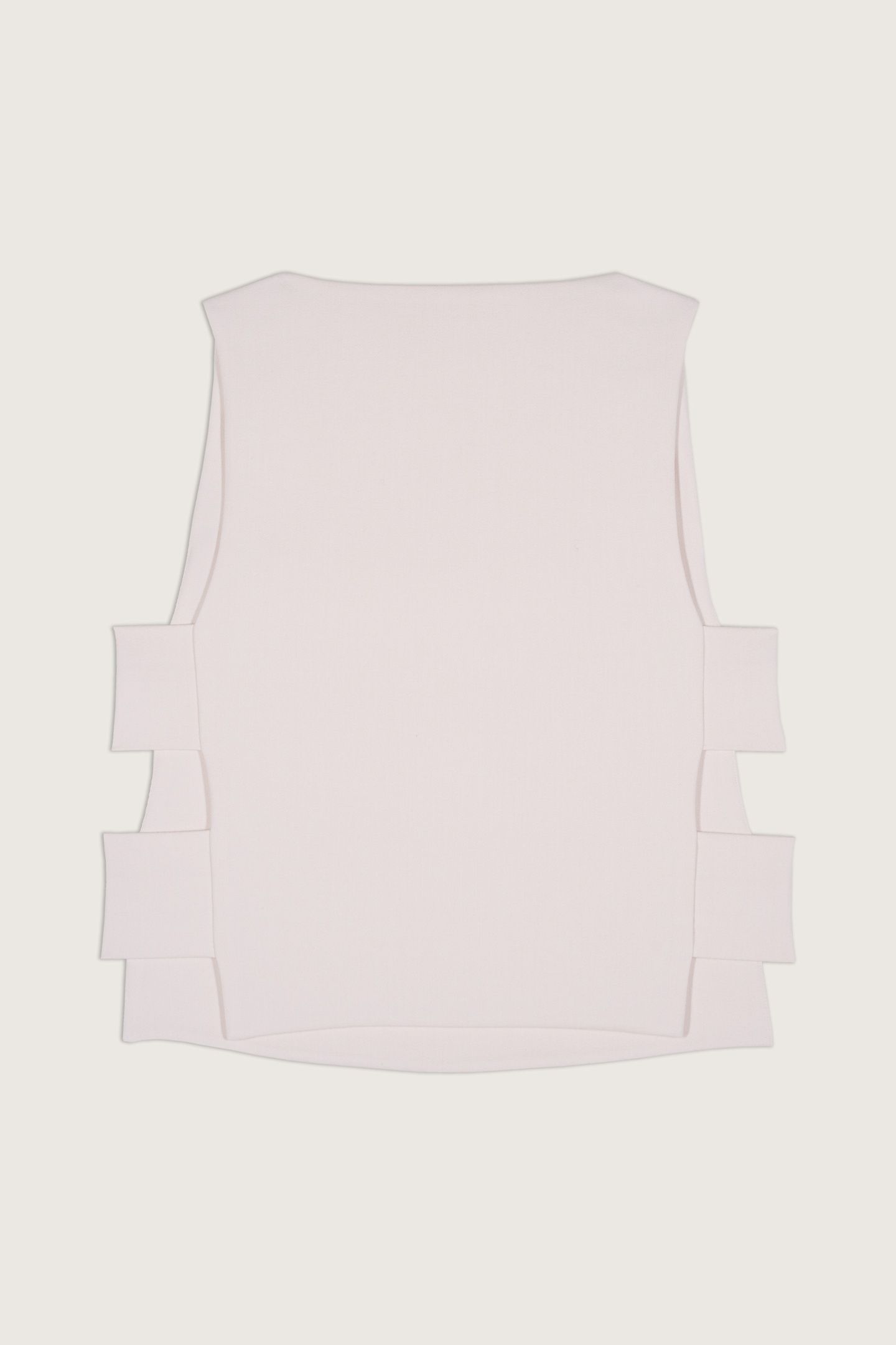 SLEEVELESS TOP ECRU 4