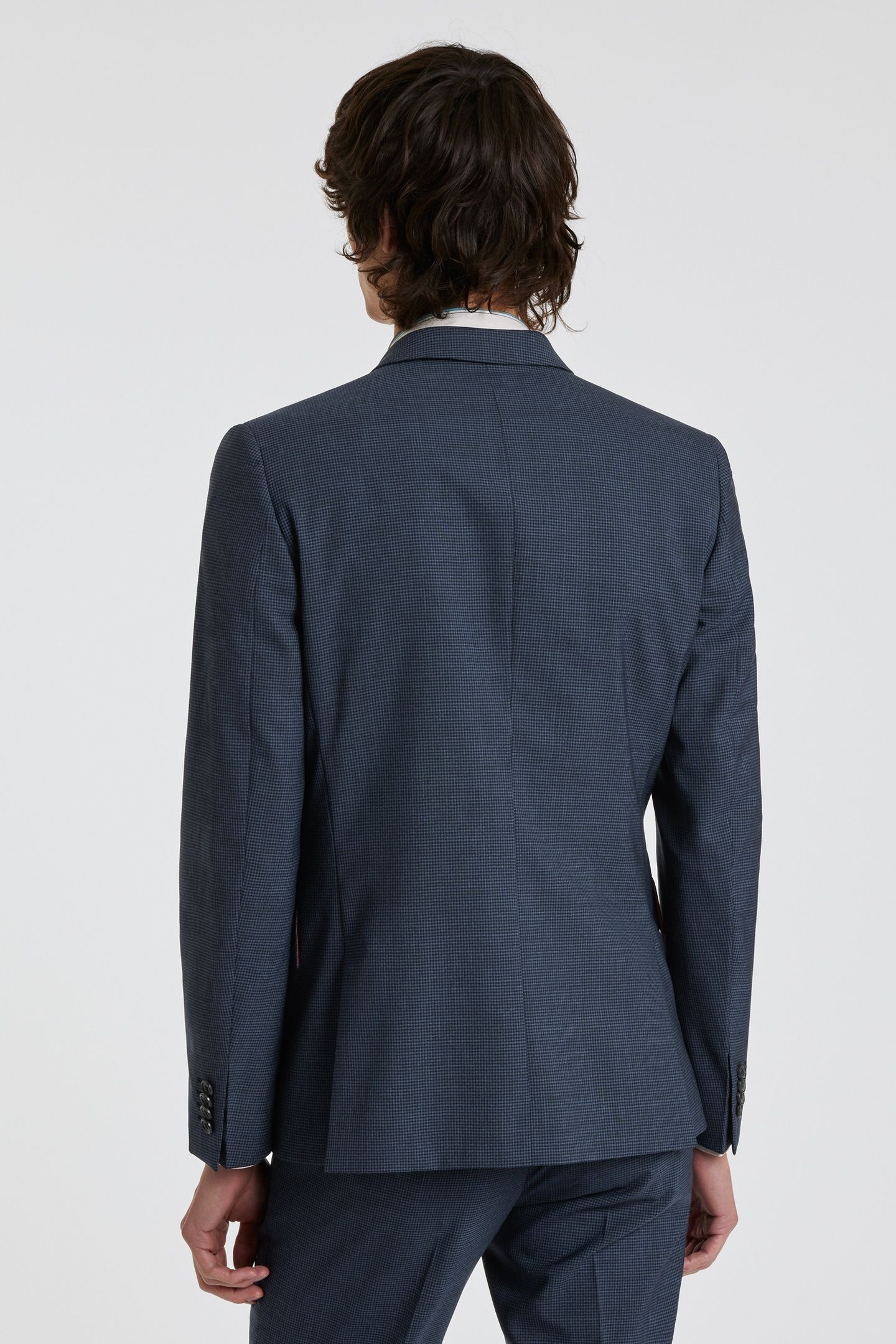 GENTS TAILORED 2BTN SUIT VERY DARK NAVY 4