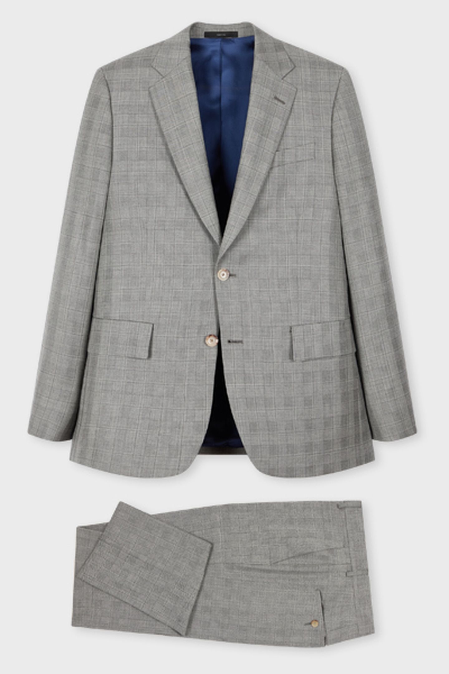 MENS TAILORED FIT 2 BUTTON SUIT GREY 7