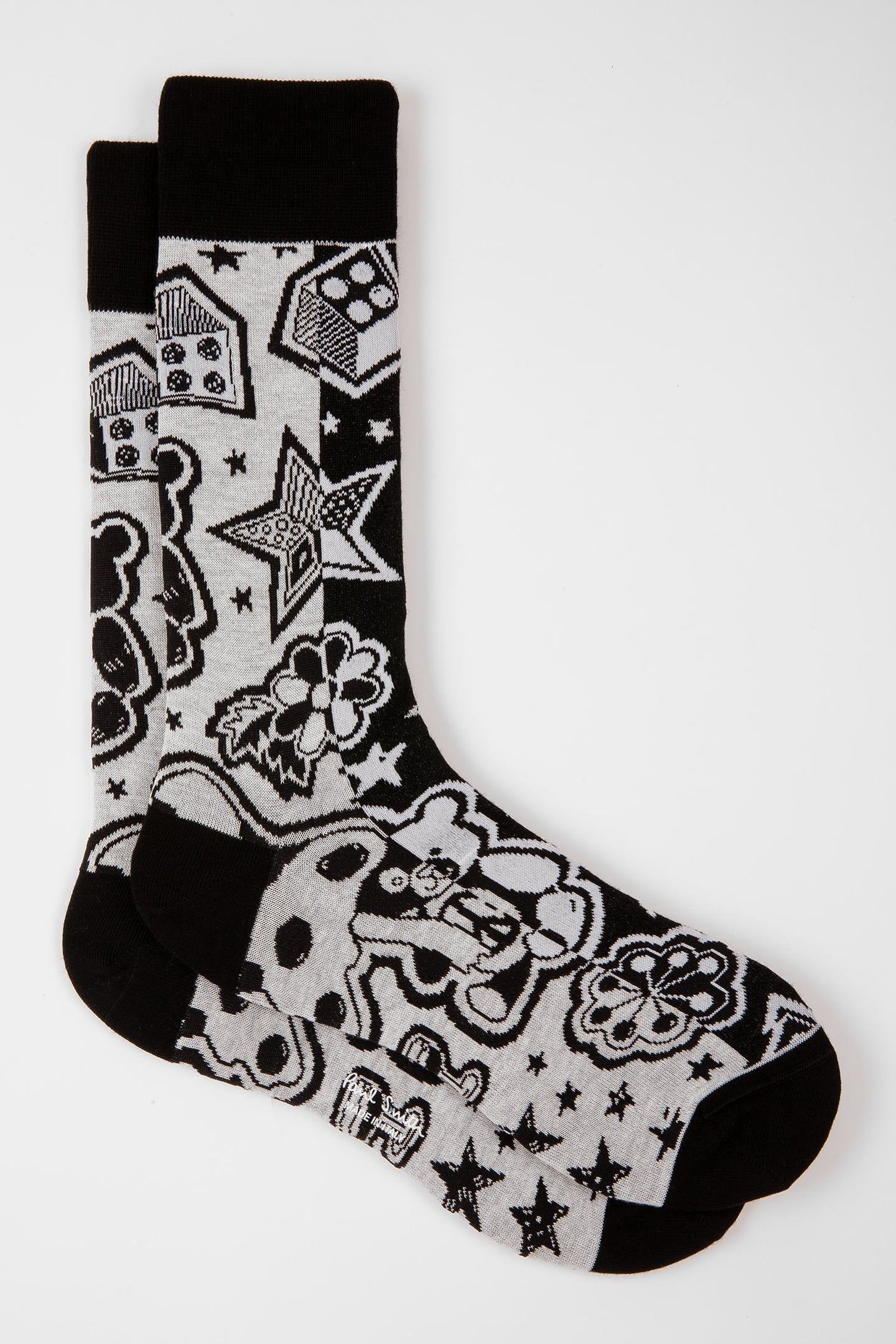 MEN SOCK POP BLACK 1