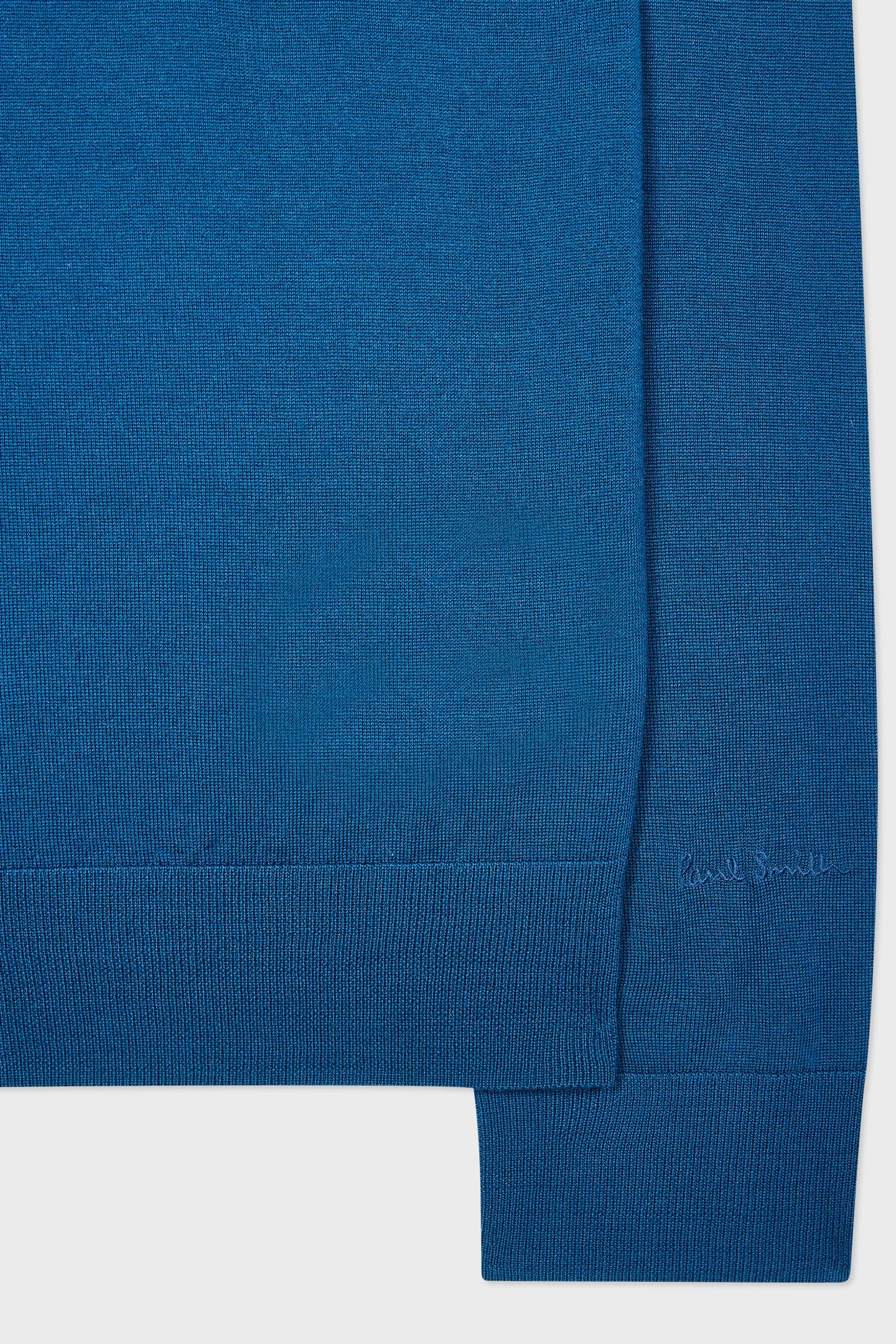 MENS CARDIGAN ZIP THRU PETROL BLUE 1
