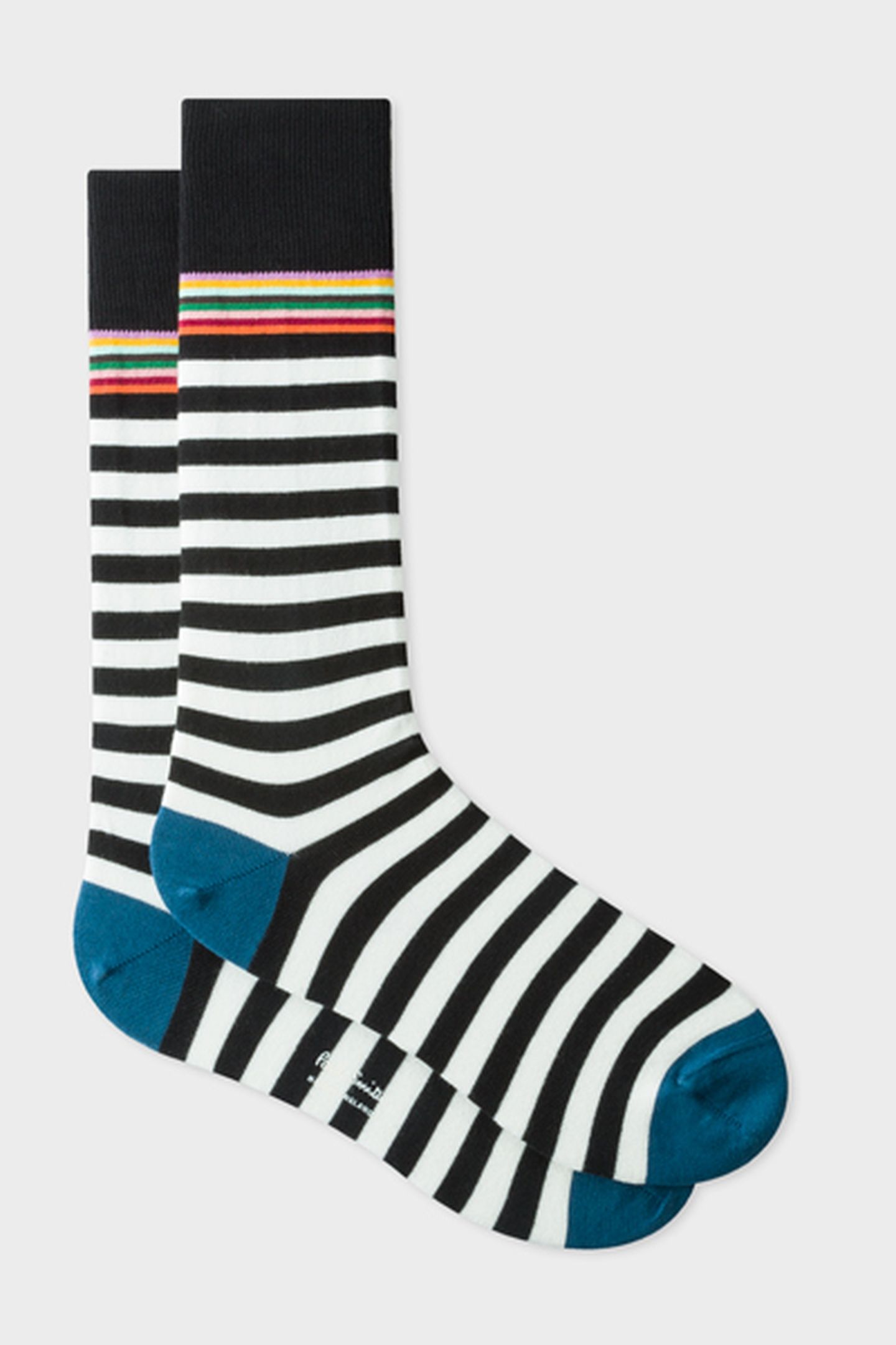 MEN SOCK TWO STRIPE OFF WHITE 2