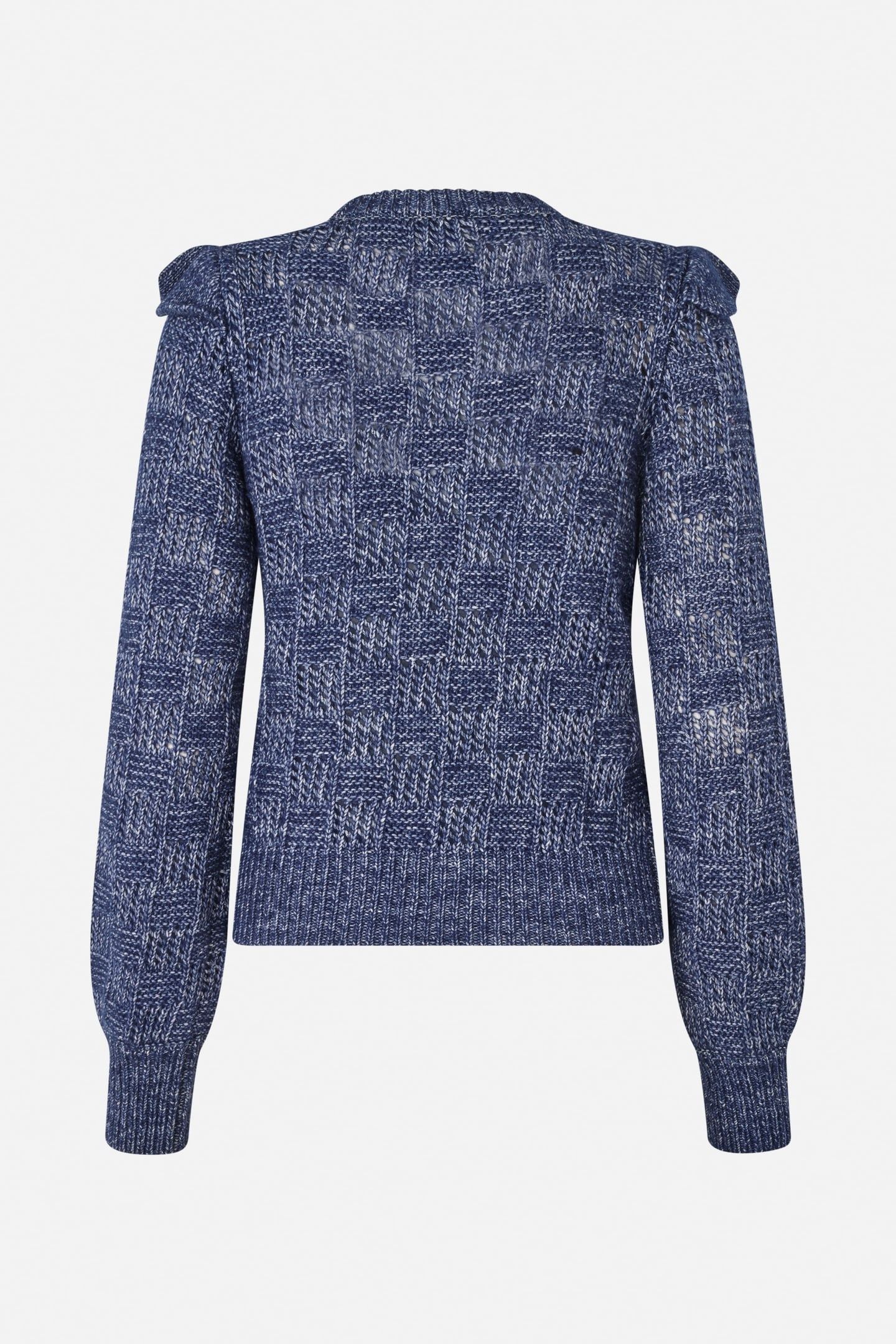 CILLA SWEATER BARITONE BLUE MELANGE 5