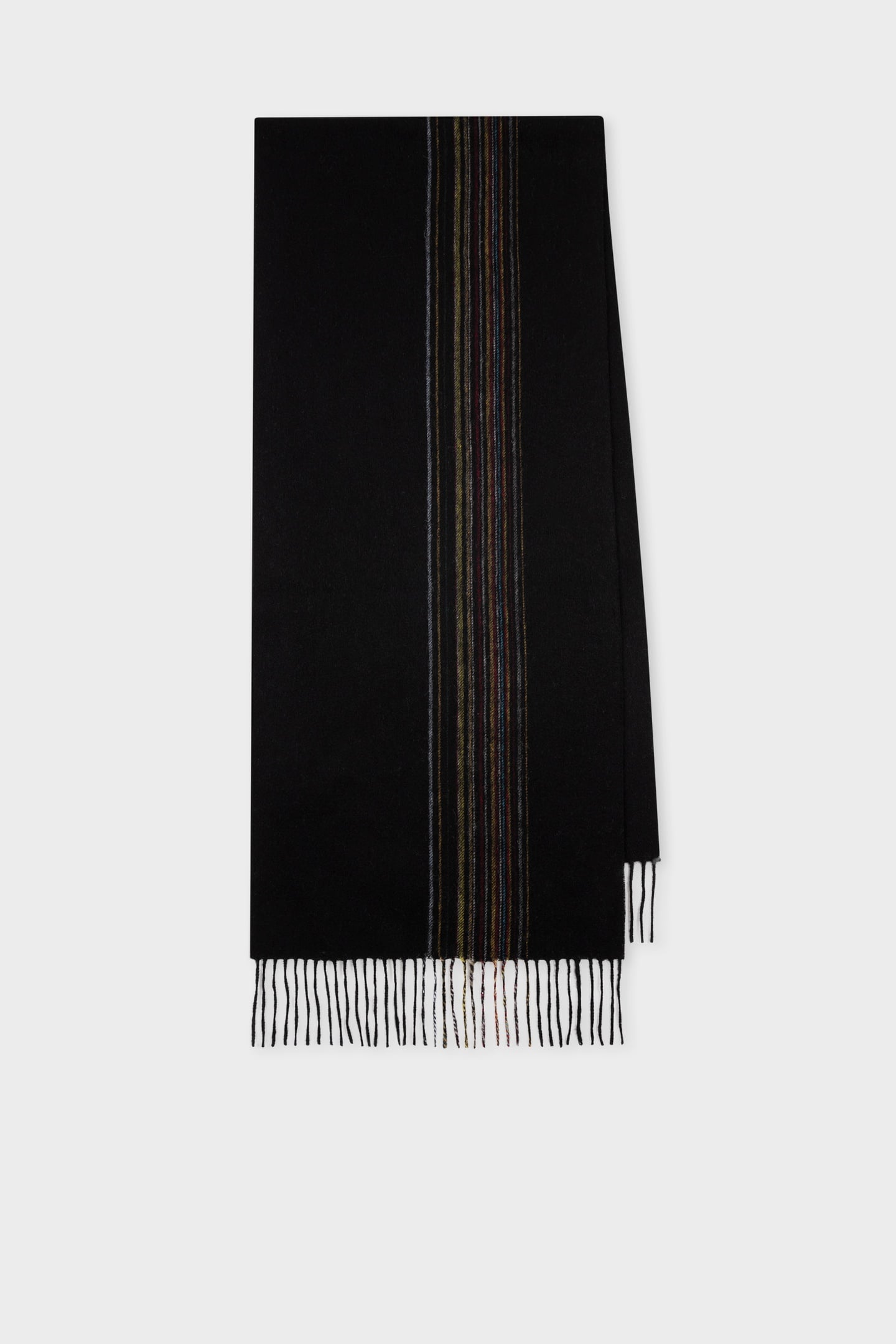 MEN SCARF OFFSET SIGNATR BLACK 3