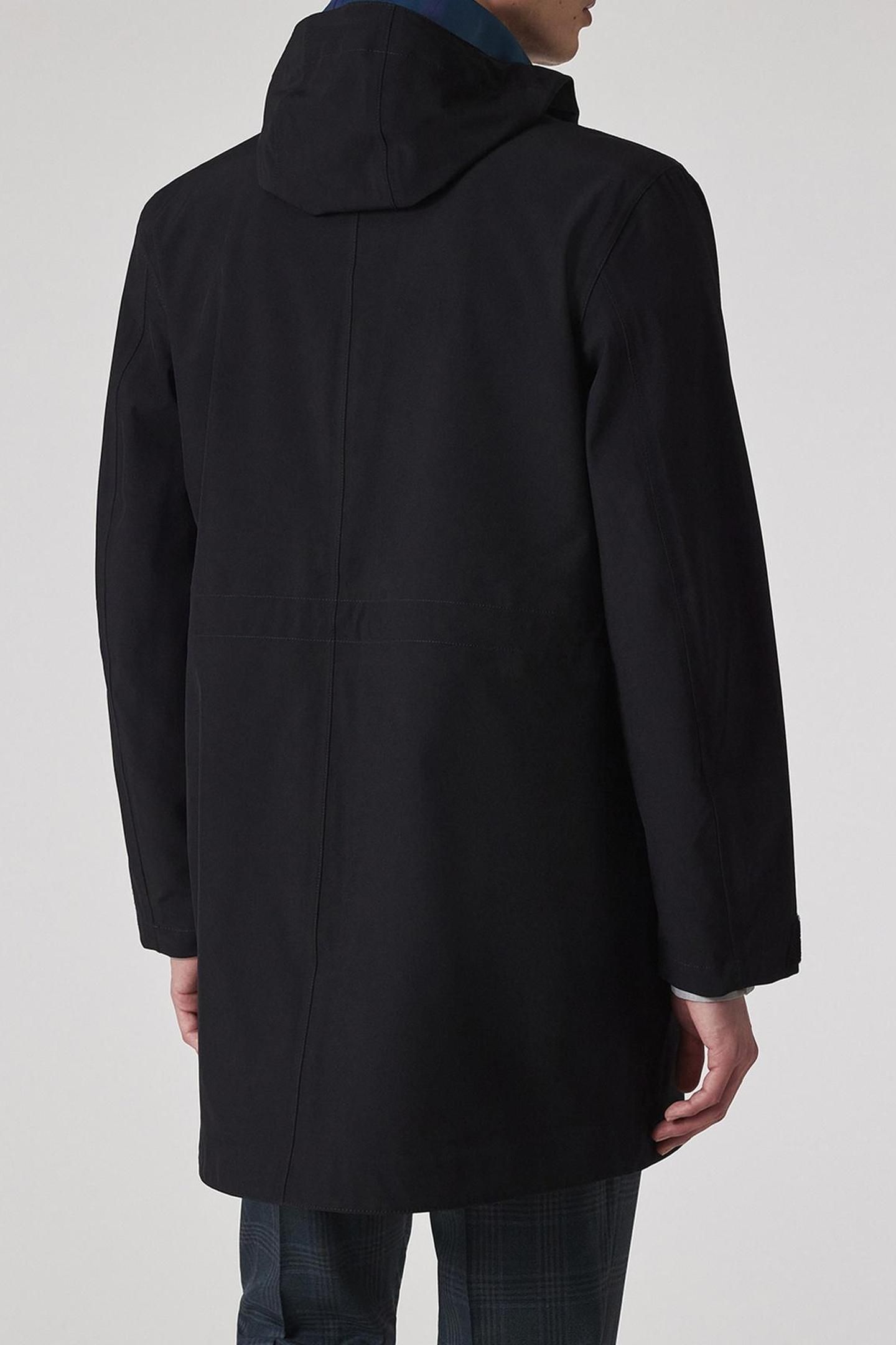 MENS TAPE SEAM HOODED JKT VERY DARK NAVY 2