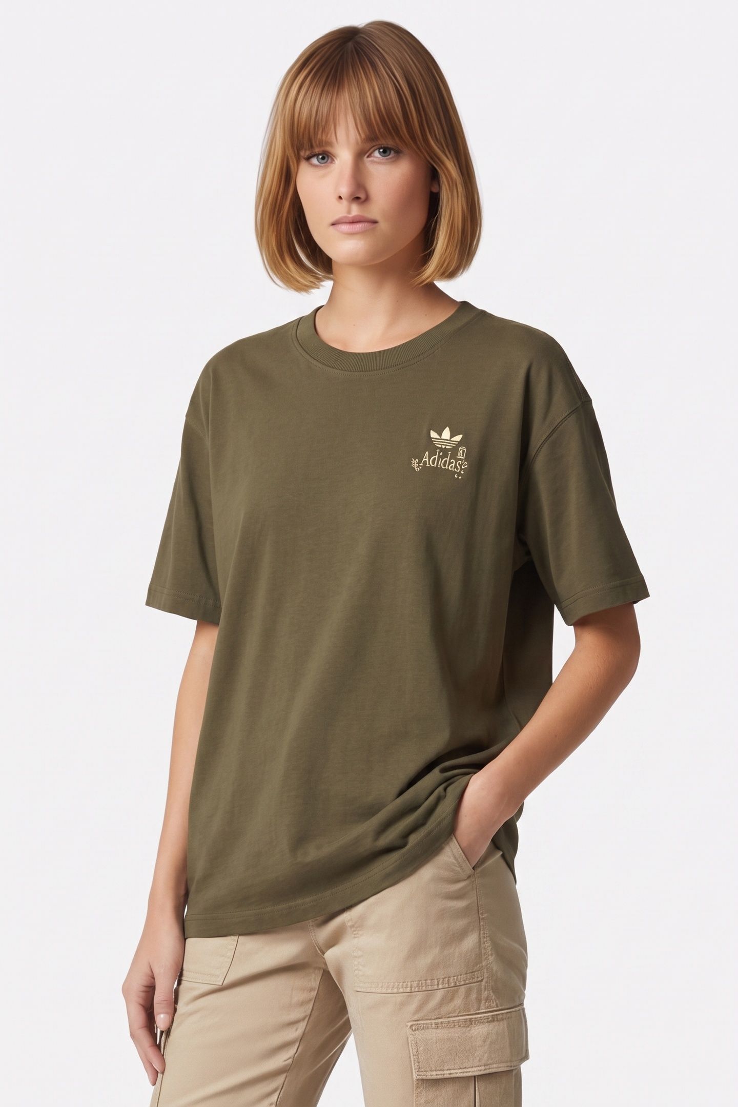 UNISEX ORIGINALS SUPPER CLUB GRAPHIC TEE OLIVE STRATA 1